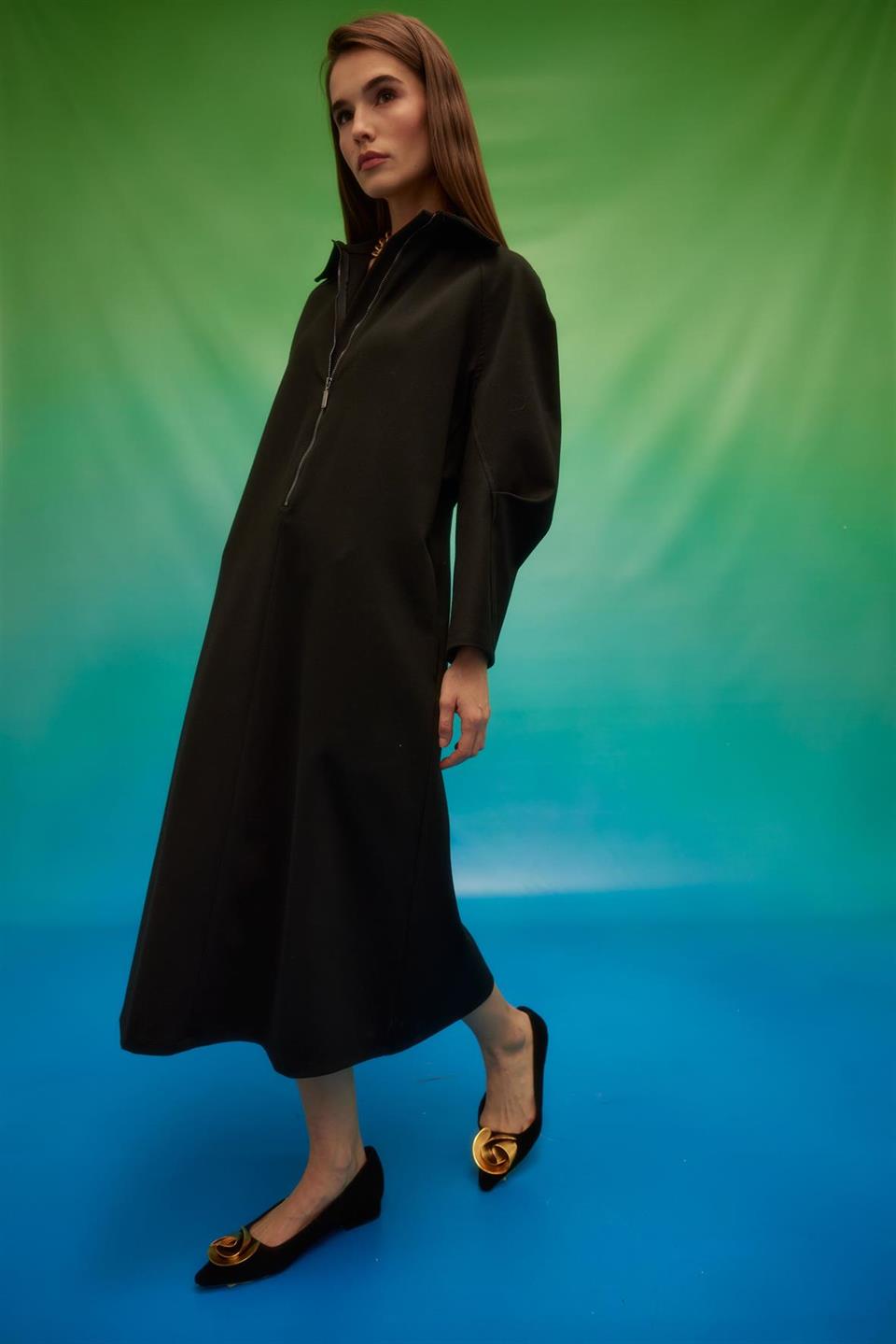 Siyah Çelik İnterlok Elbise