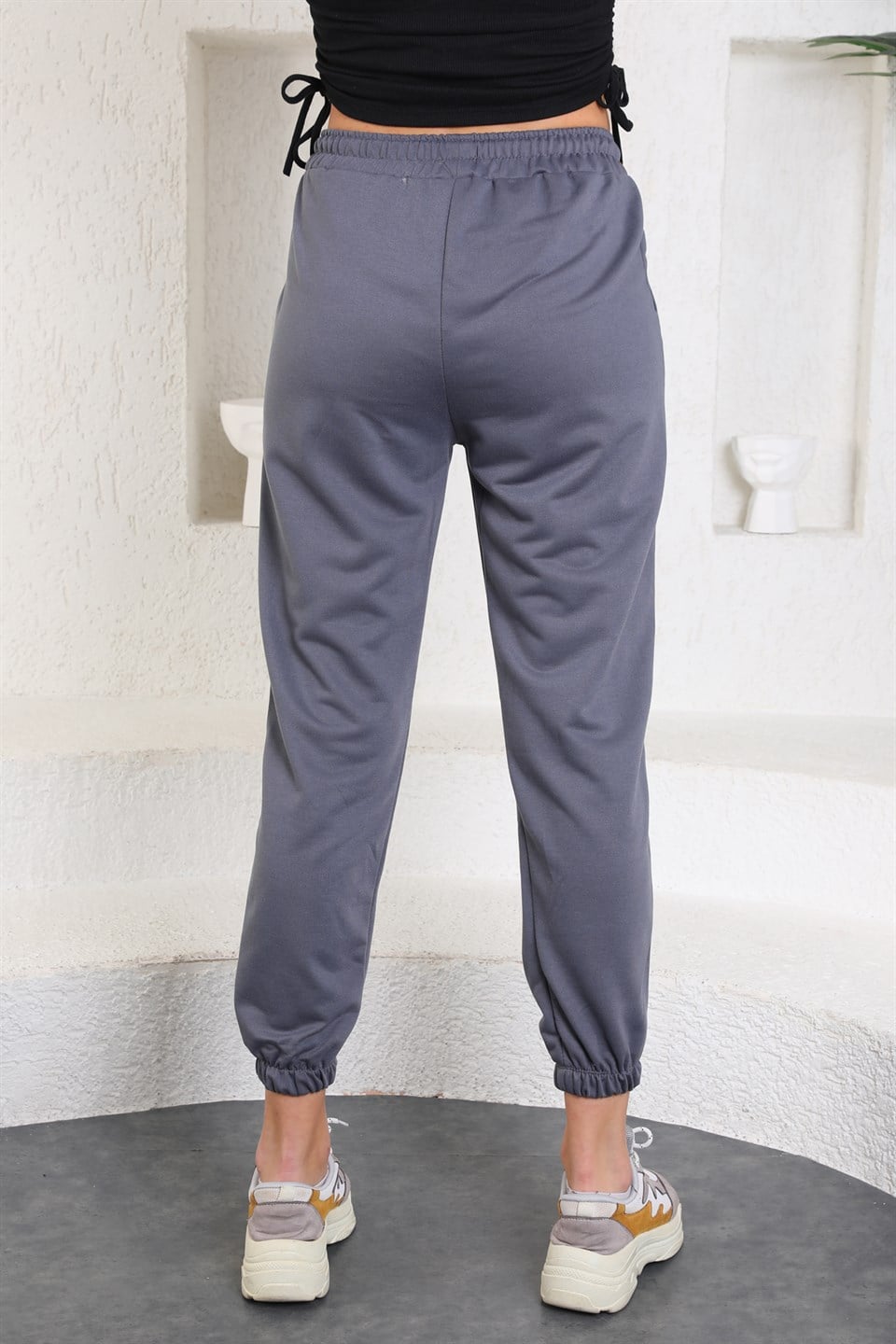 ea-fume-XL - Trend Kadın Füme Eşofman Altı - Jogger -westbound