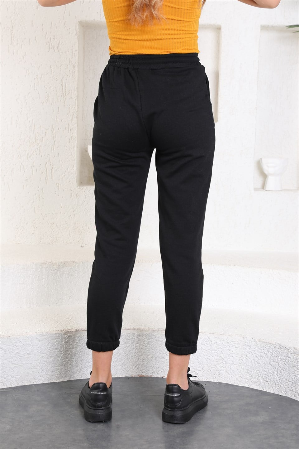 ea-Siyah-L - Trend Siyah Kadın Eşofman Altı - Jogger -westbound