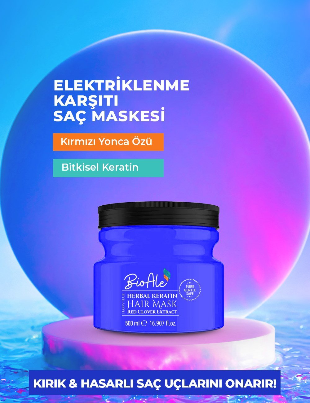 Bioale Saç Güçlendirici Keratin Maske