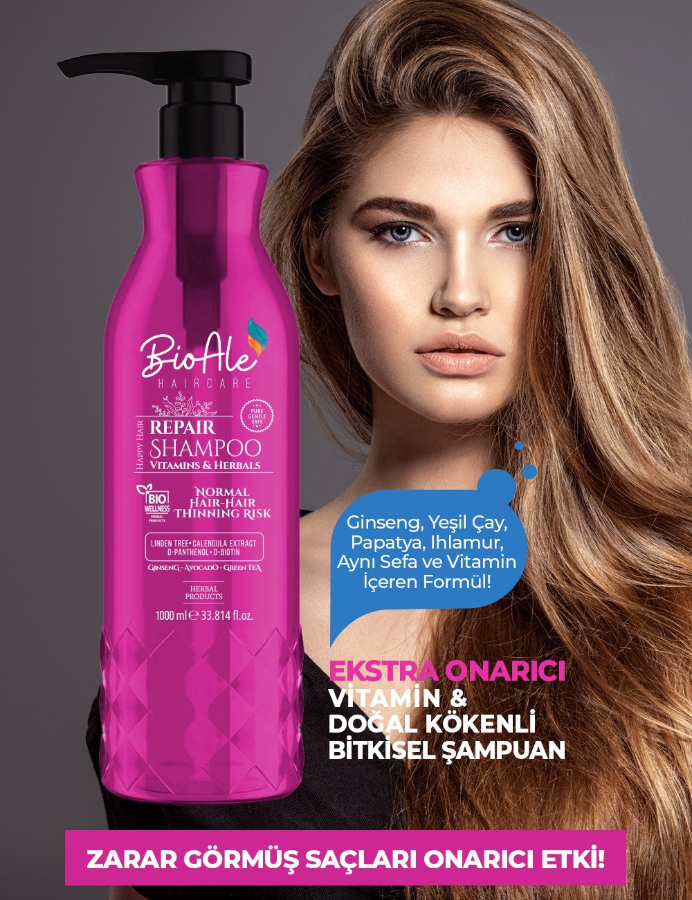 Bioale Saç Onarıcı Şampuan