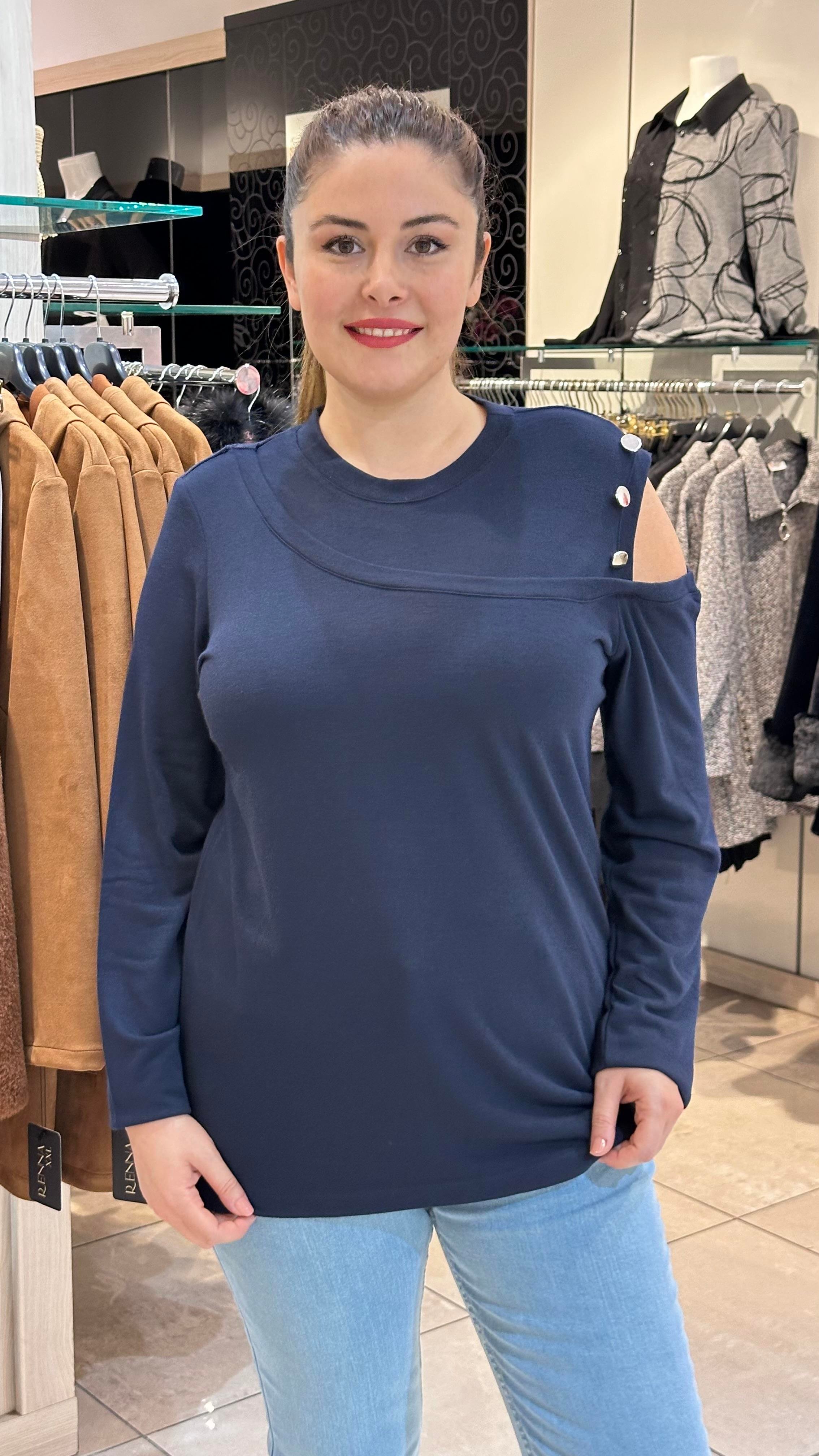 Kol Detaylı Bluz 6537 Rm