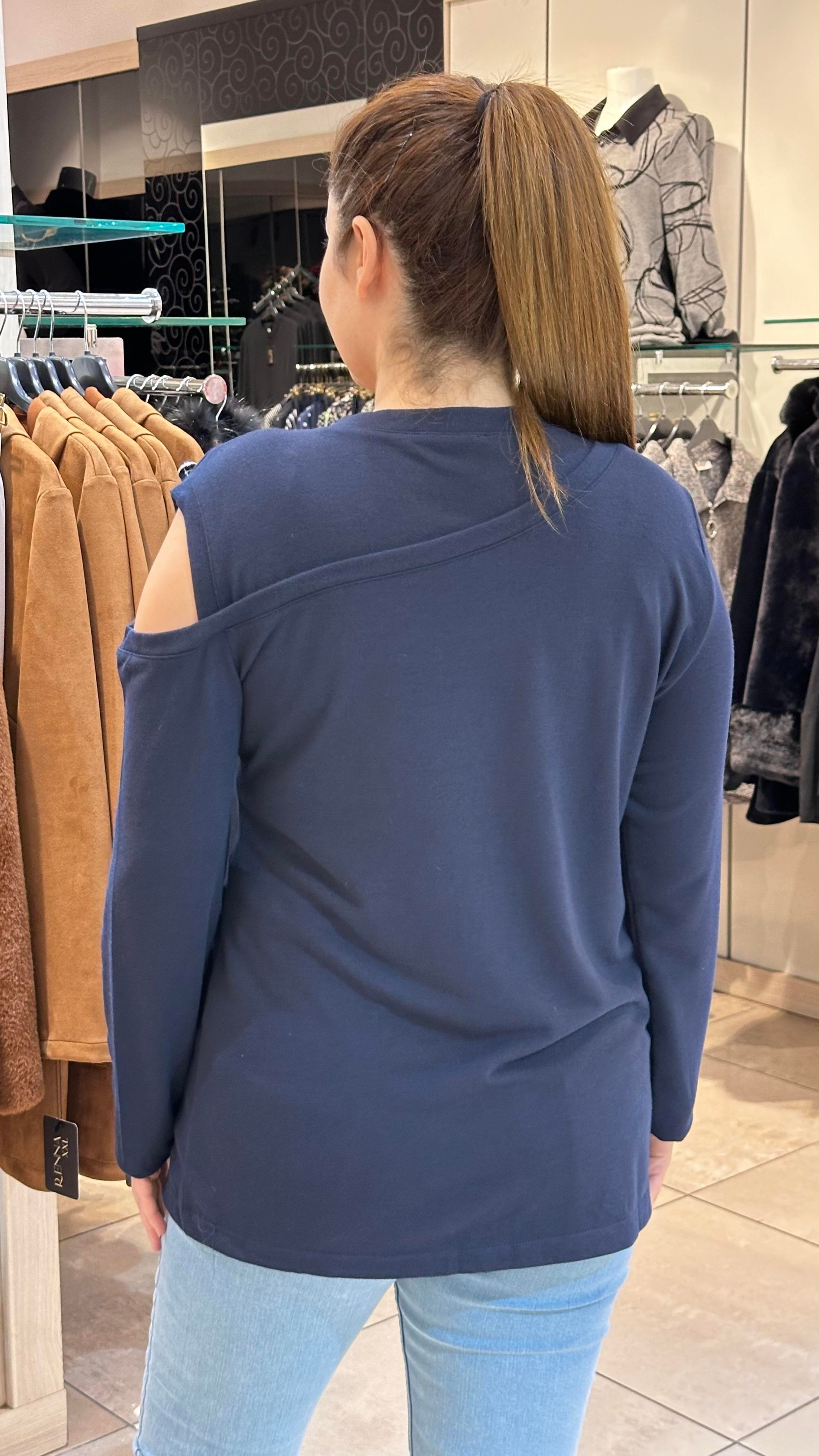 Kol Detaylı Bluz 6537 Rm
