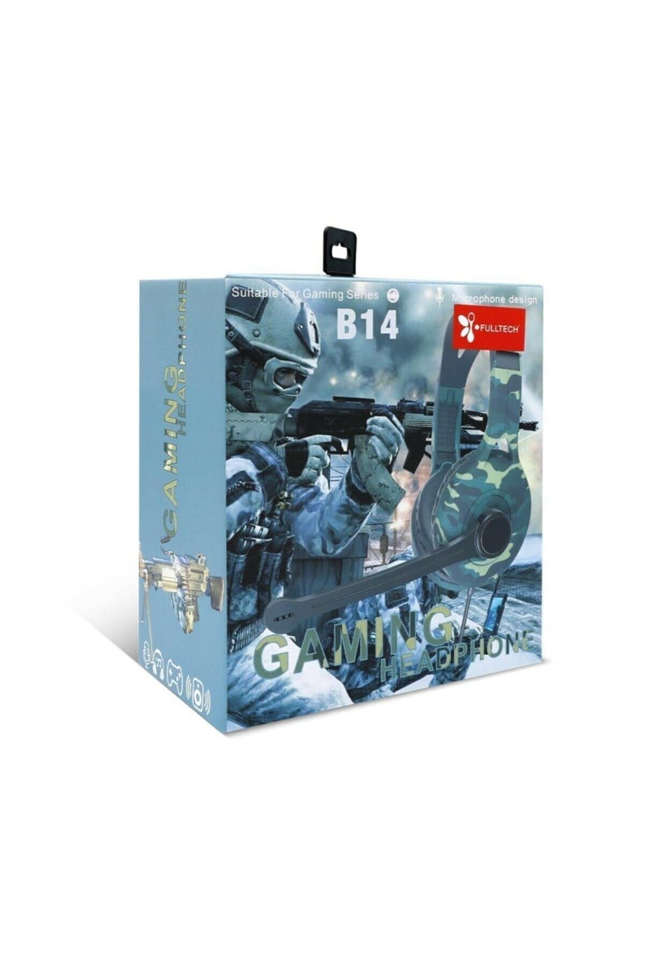 Fulltech B14 kamuflaj Gaming Oyuncu Kulaklığı