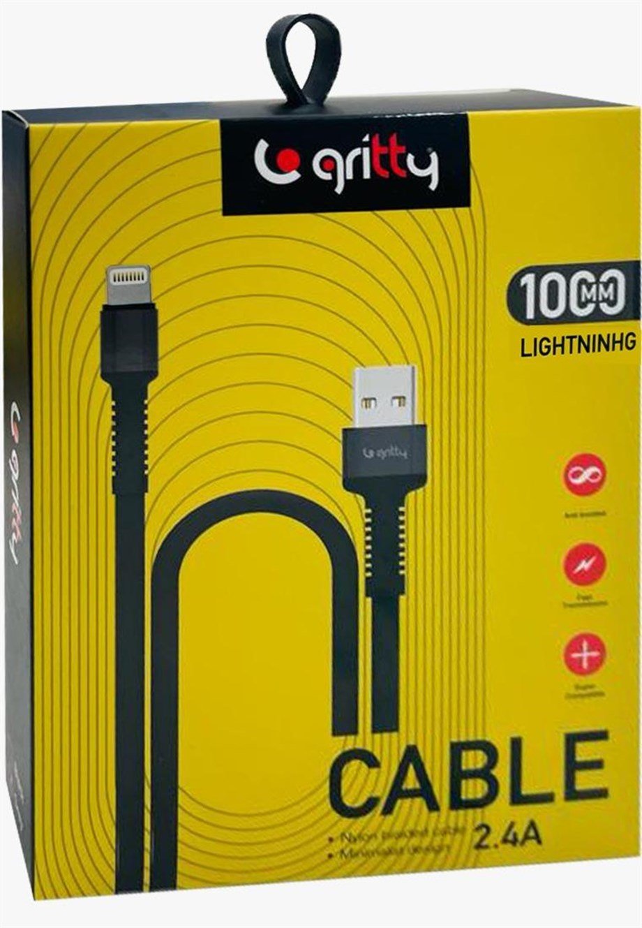 Gritty Deluxe İos Usb Kablo 100cm