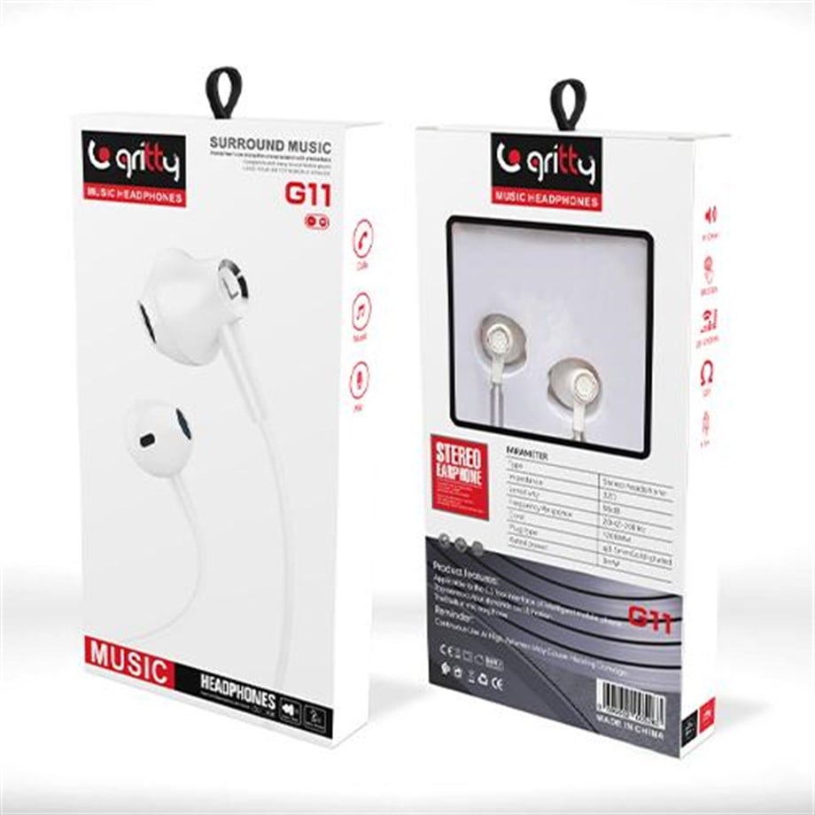 Gritty G11 Kulaklık Beyaz