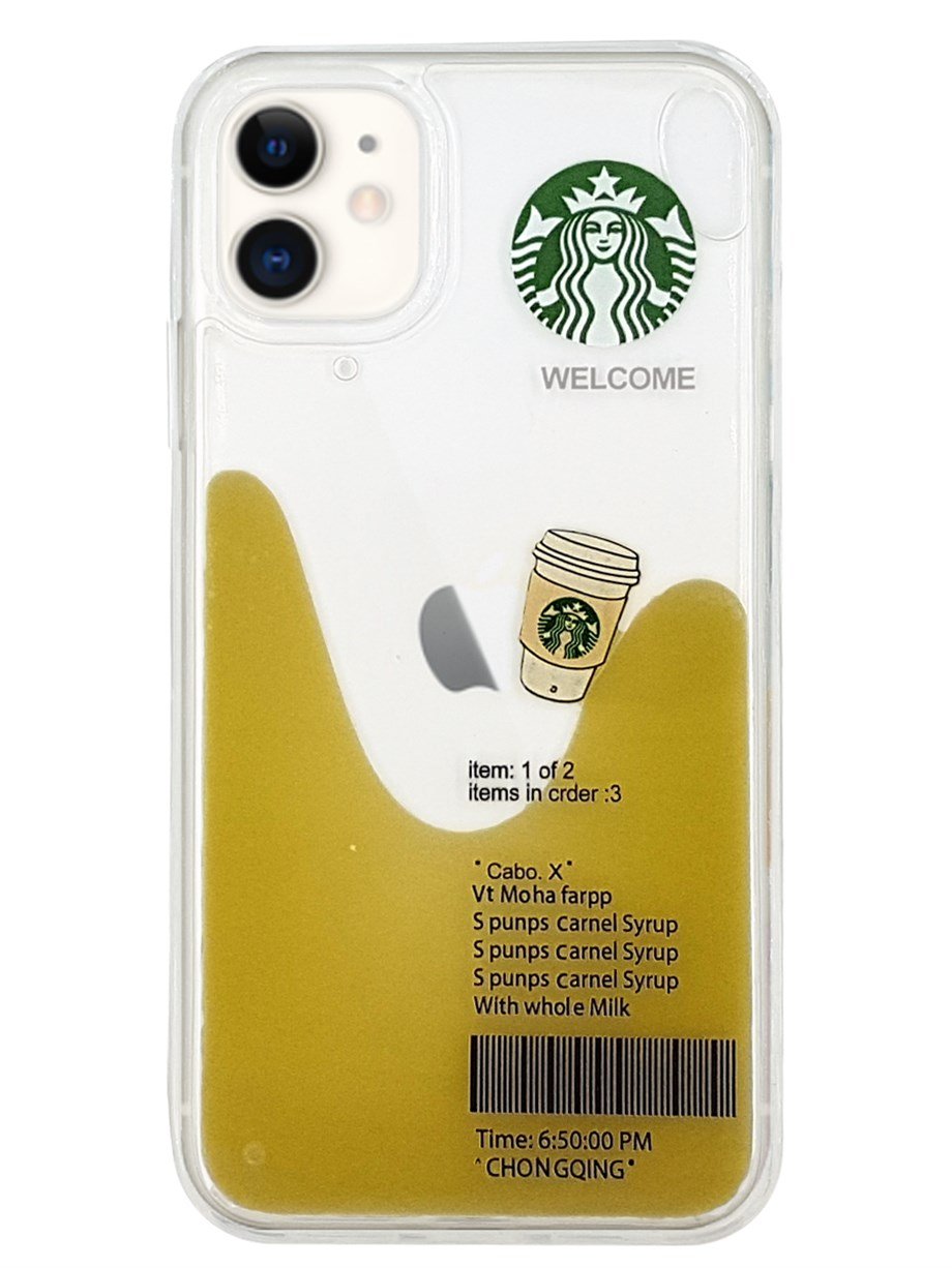 Iphone 11 Sulu Starbucks Latteli Kılıf