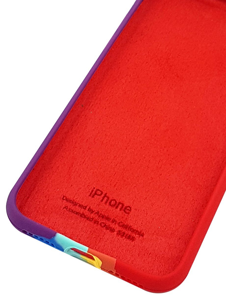 İphone 7 Logolu RainBow Kılıf