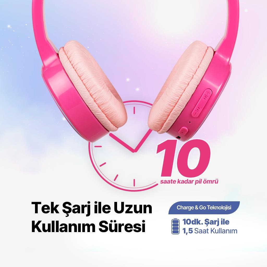 Ttec SoundBuddy 2 Bluetooth Çocuk Kulaklığı Pembe