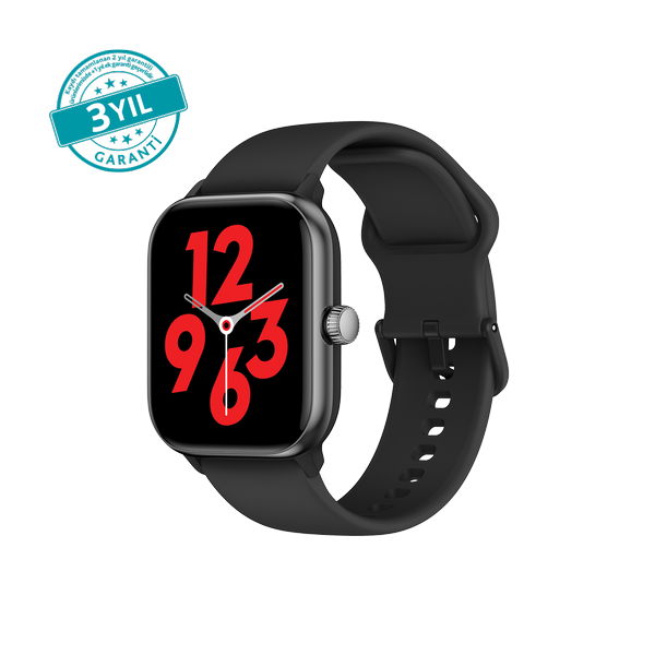 ttec Tempus Pro 45 mm AMOLED Ekranlı Dikdörtgen Kasa Akıllı Saat