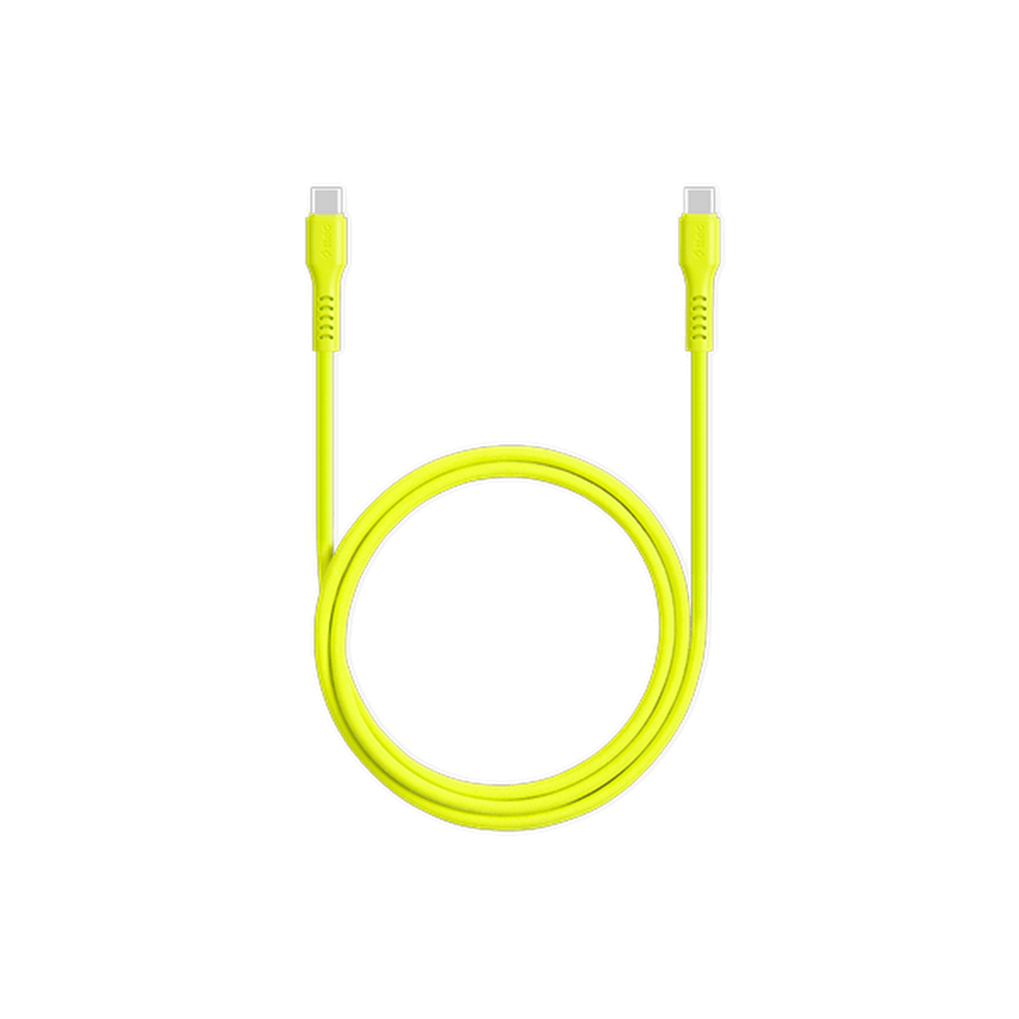 Ttec USB-C - USB-C 120cm 60W PD/QC Hızlı Şarj/Data Kablosu Neon Sarı