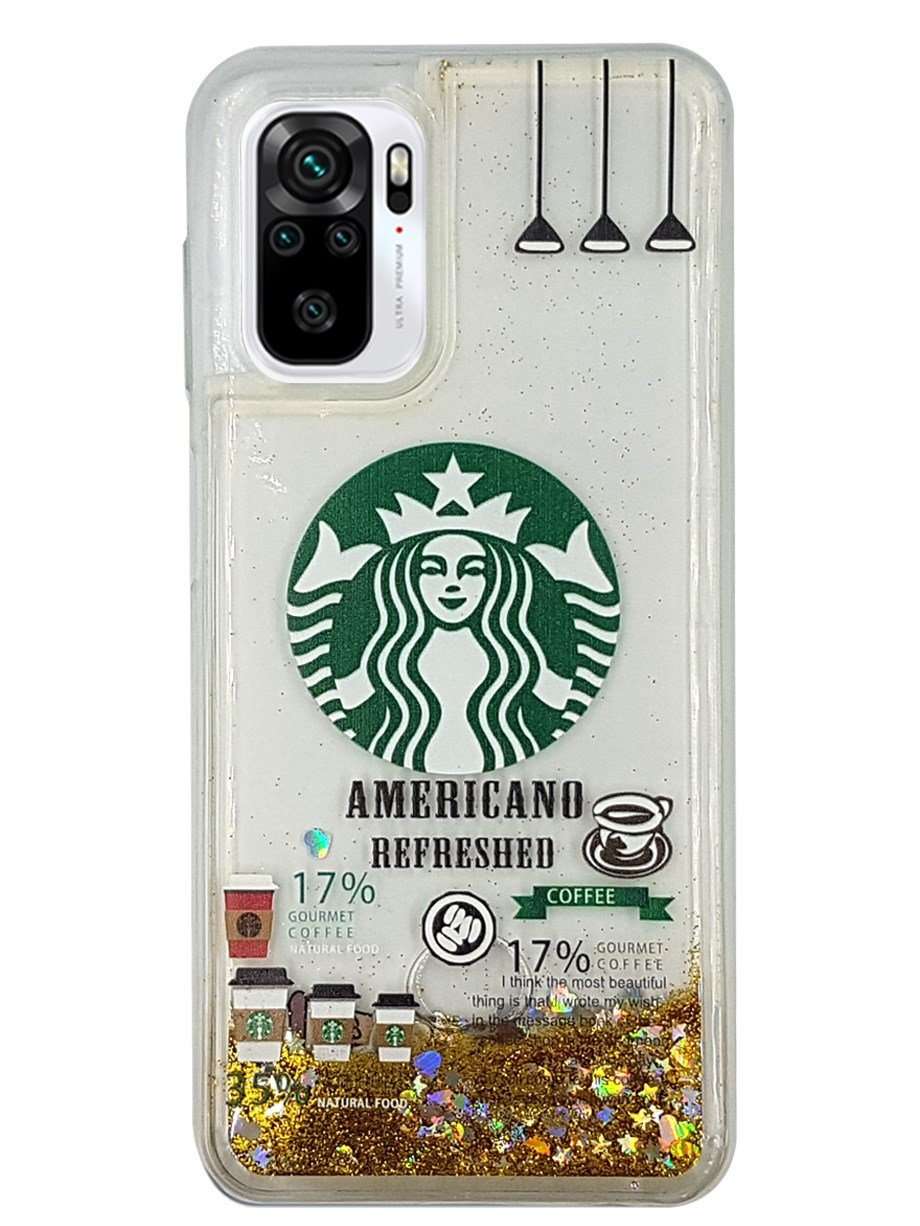 Xiaomi Redmi Note 10 Kılıf Starbuck Sulu Silikon