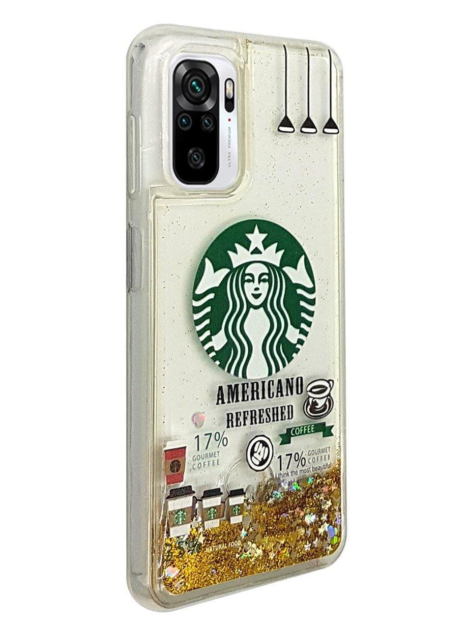 Xiaomi Redmi Note 10 Kılıf Starbuck Sulu Silikon