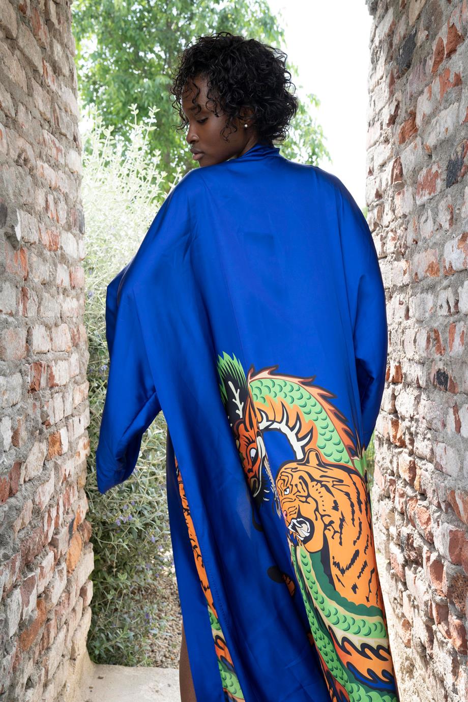Draglion Lacivert Kimono