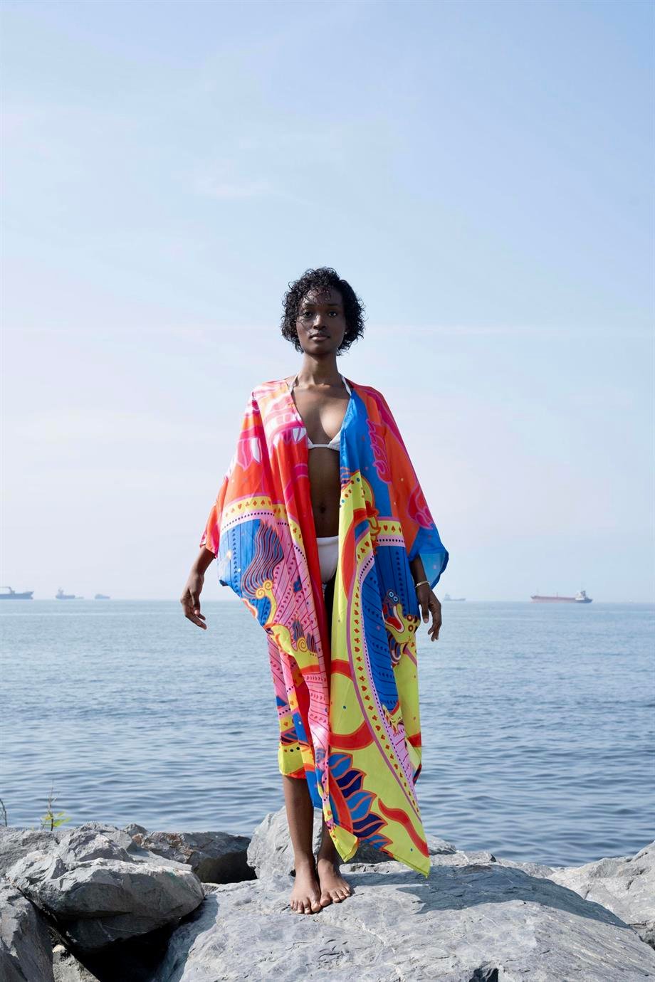 Euphoria Saten Kimono