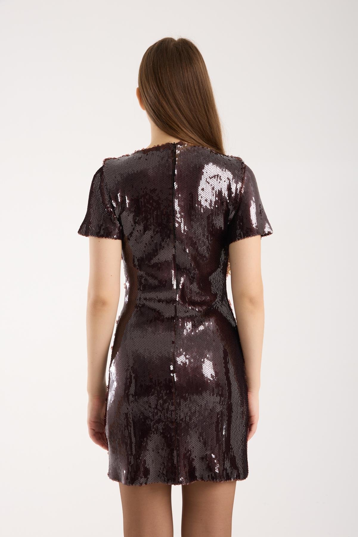 Midnight Eclipse Sequined Mini Dress