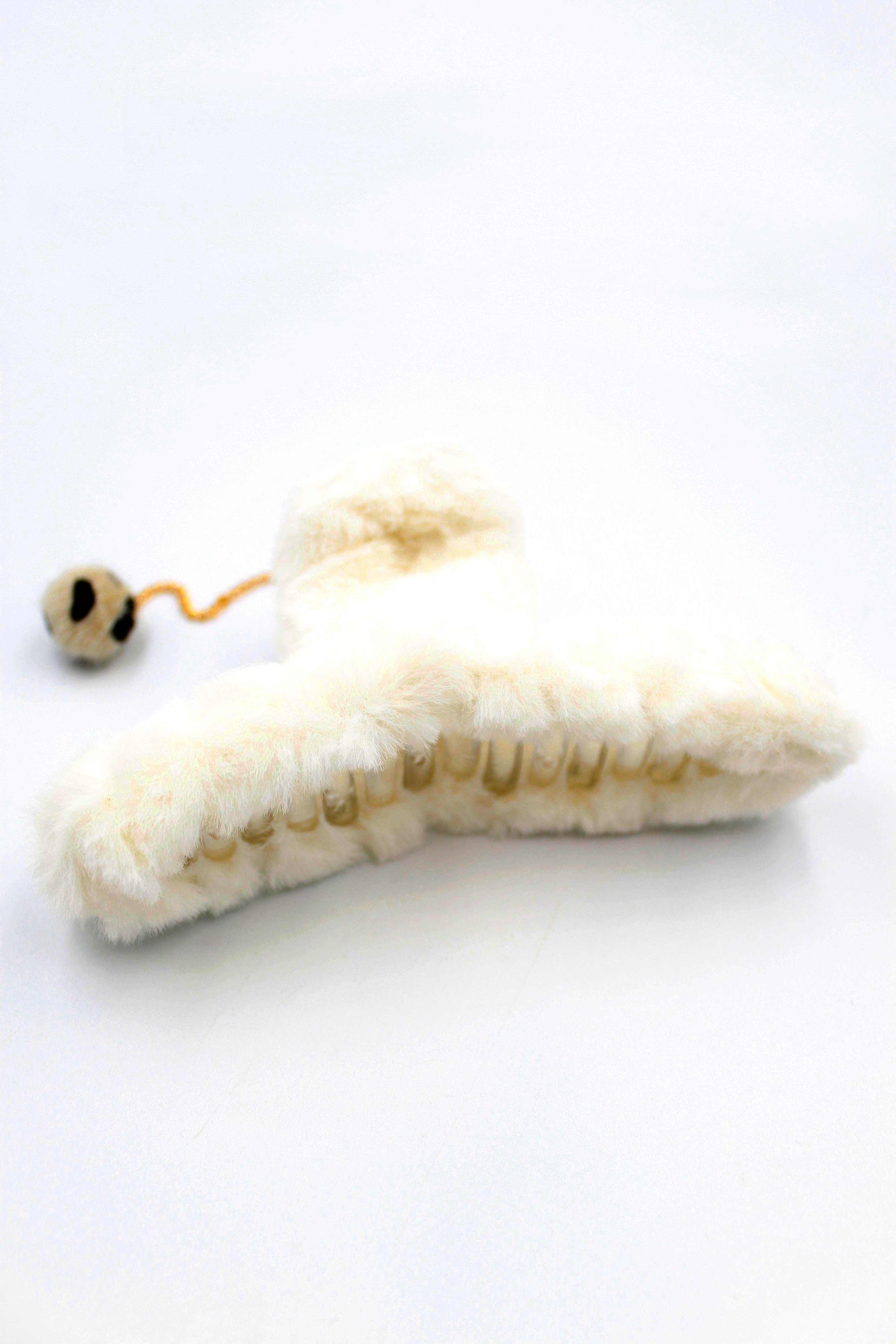 12'li Zincirli Peluş Toka - Siyah
