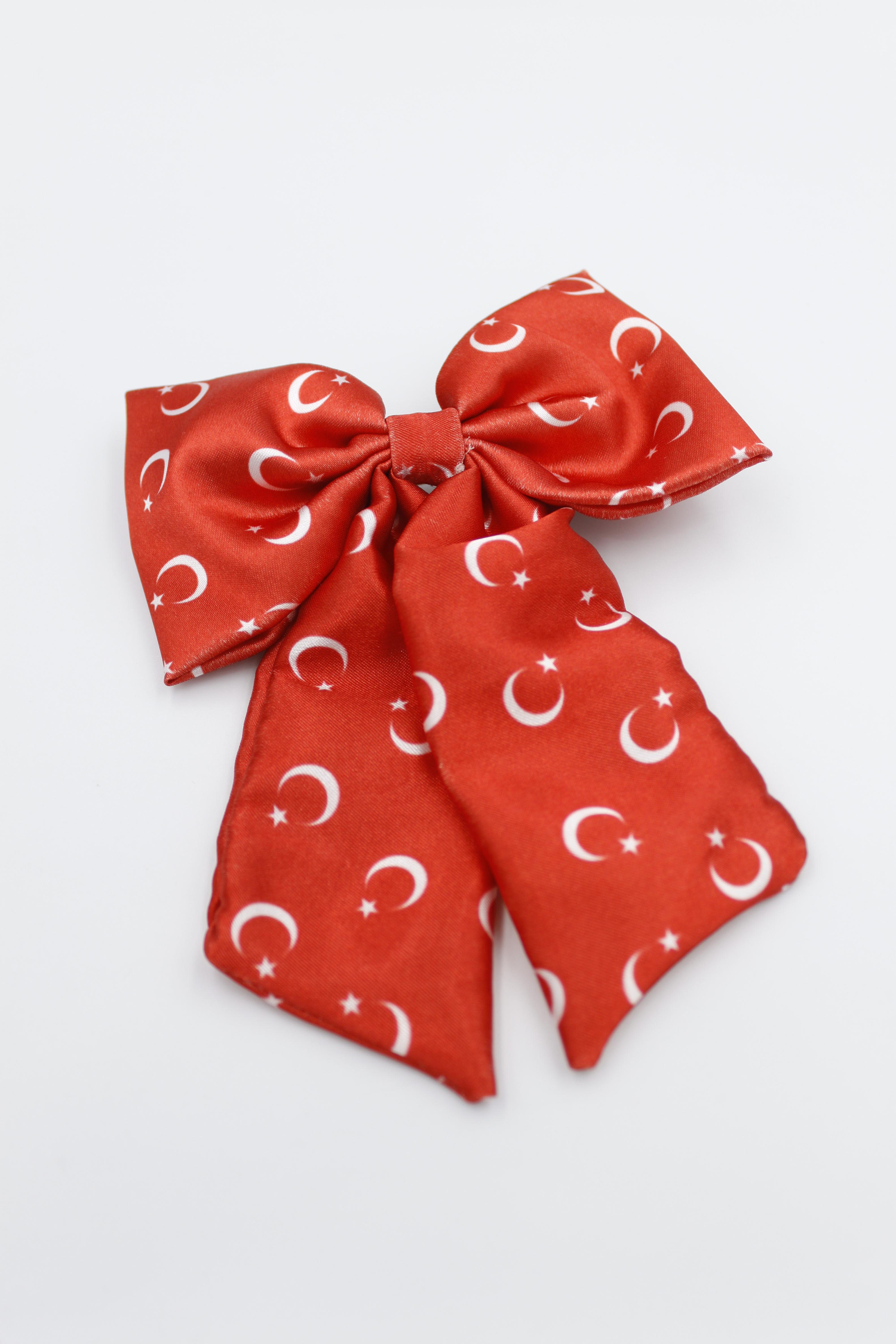 23 Nisan Fiyonk Toka - Kırmızı - Toptan Takı