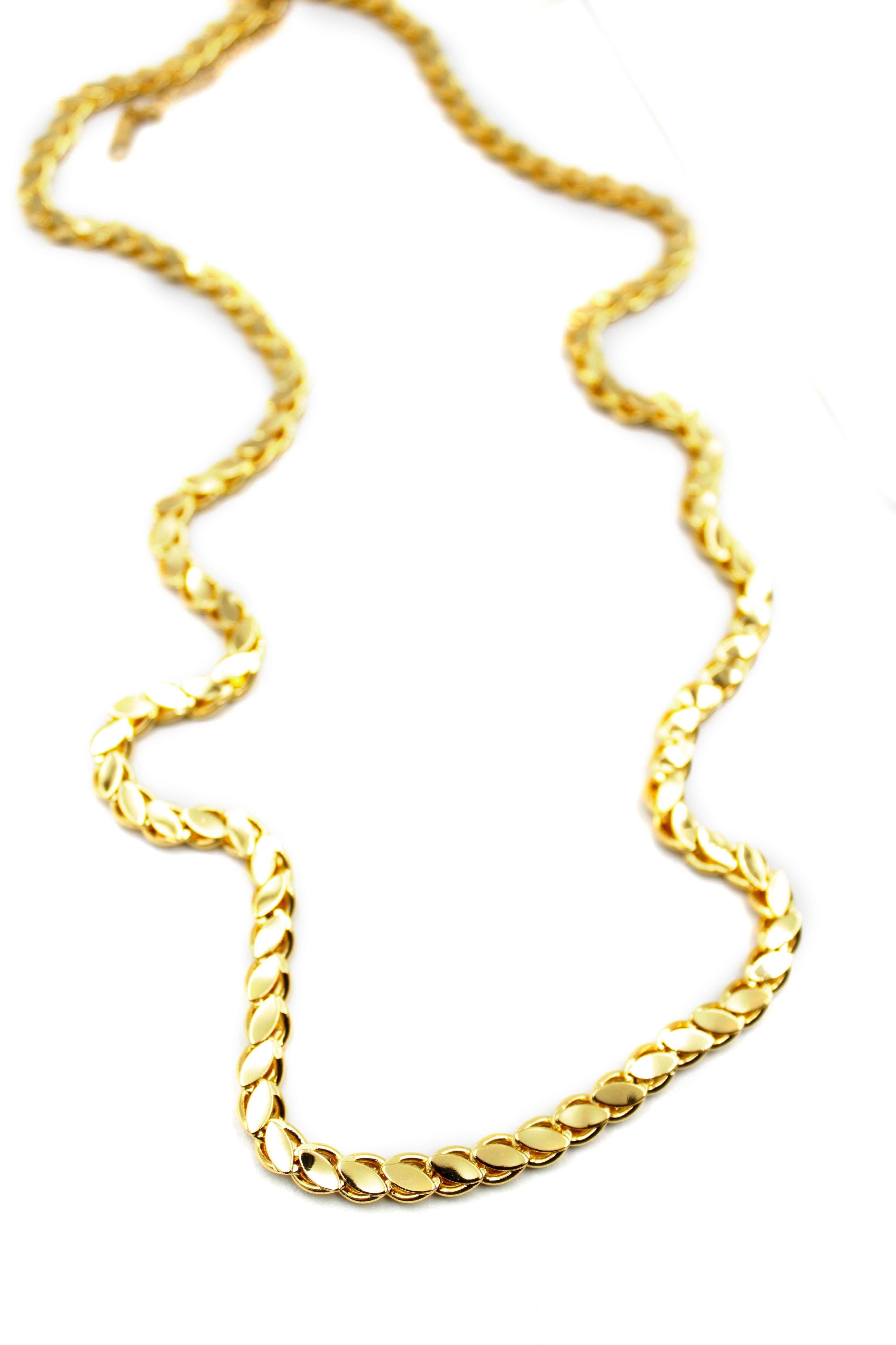 Arpa Zincir Kolye 60CM - Altın