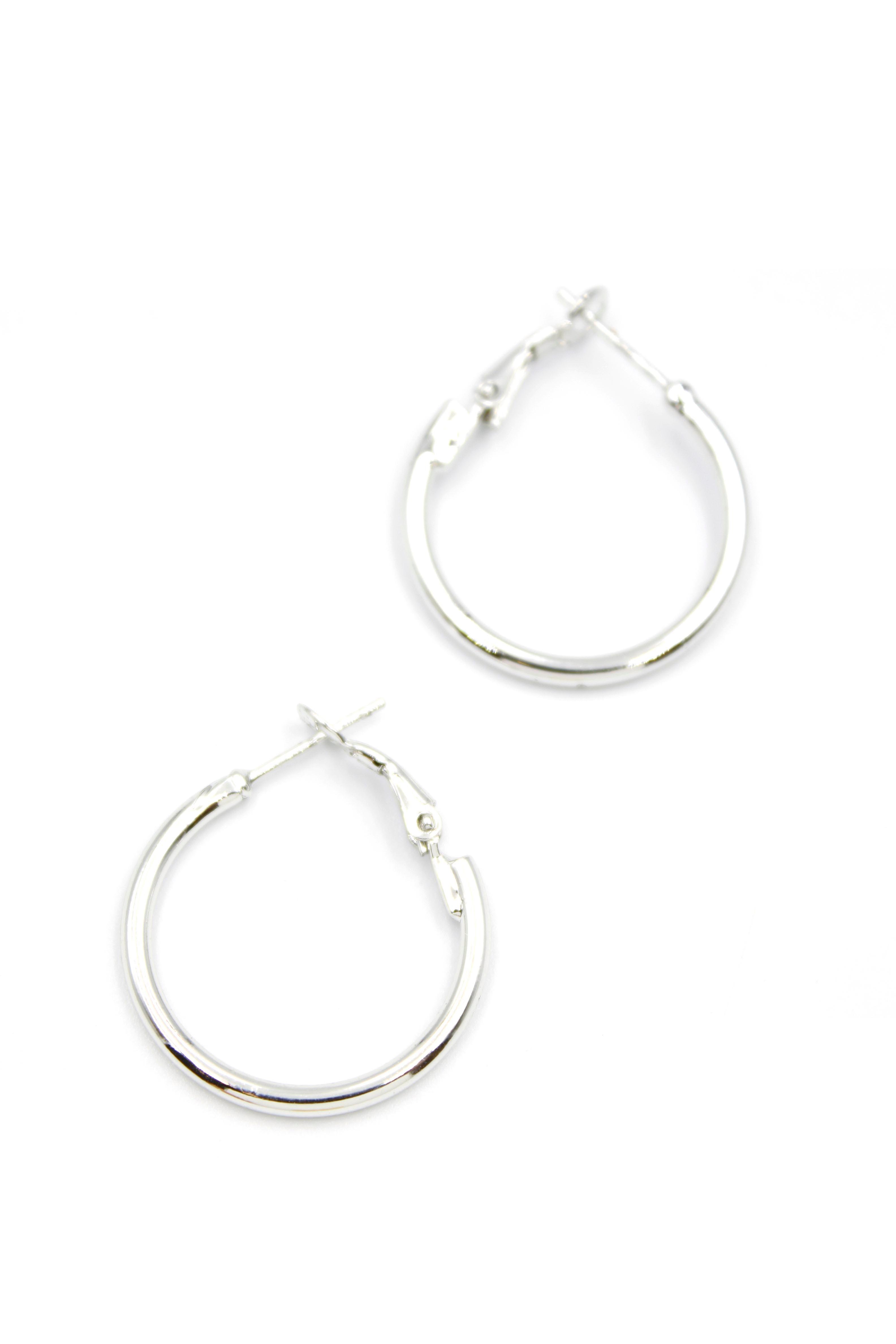 Halka Küpe 2cm - Gümüş