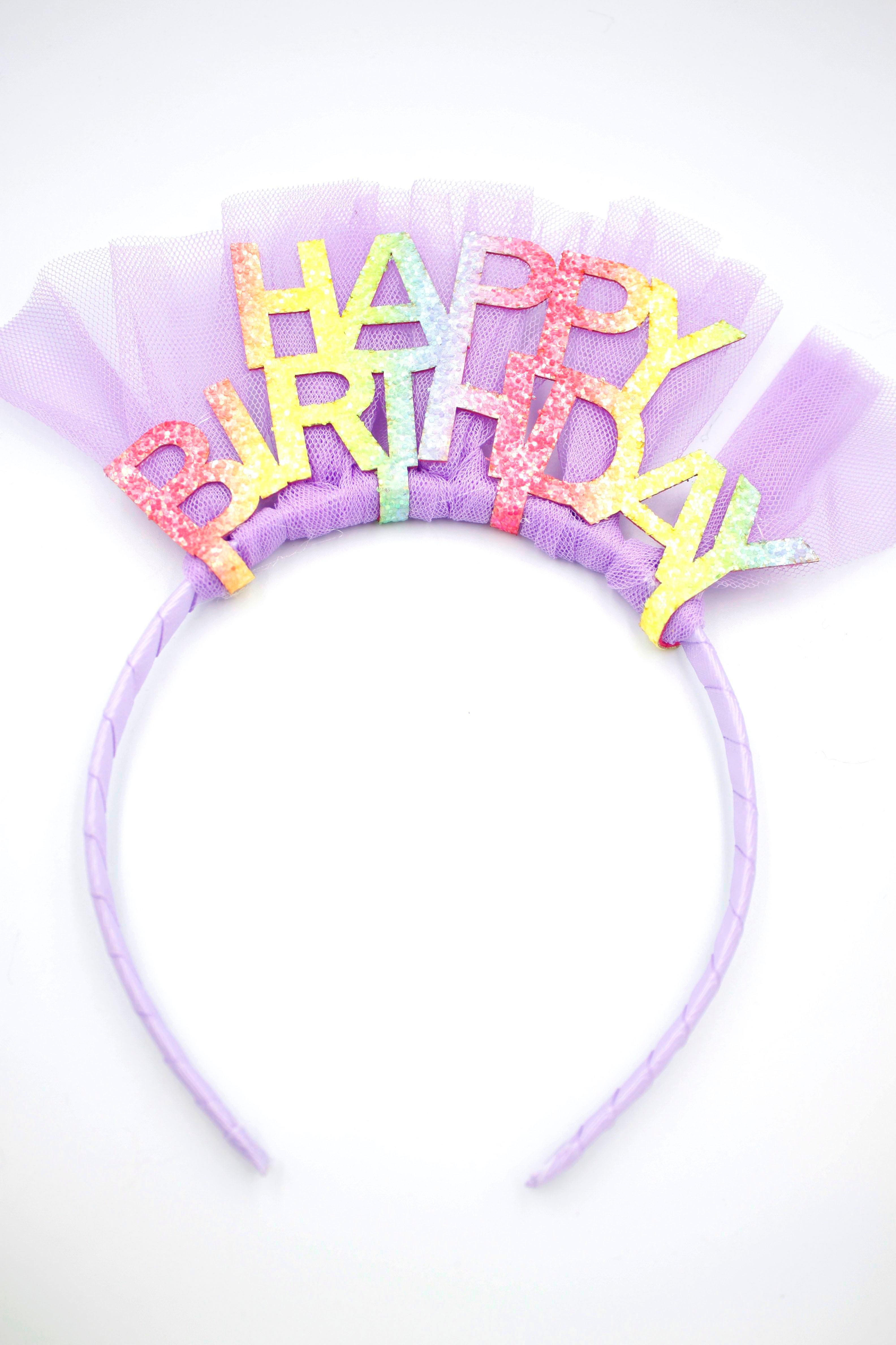 Happy Birthday Taç - Mor