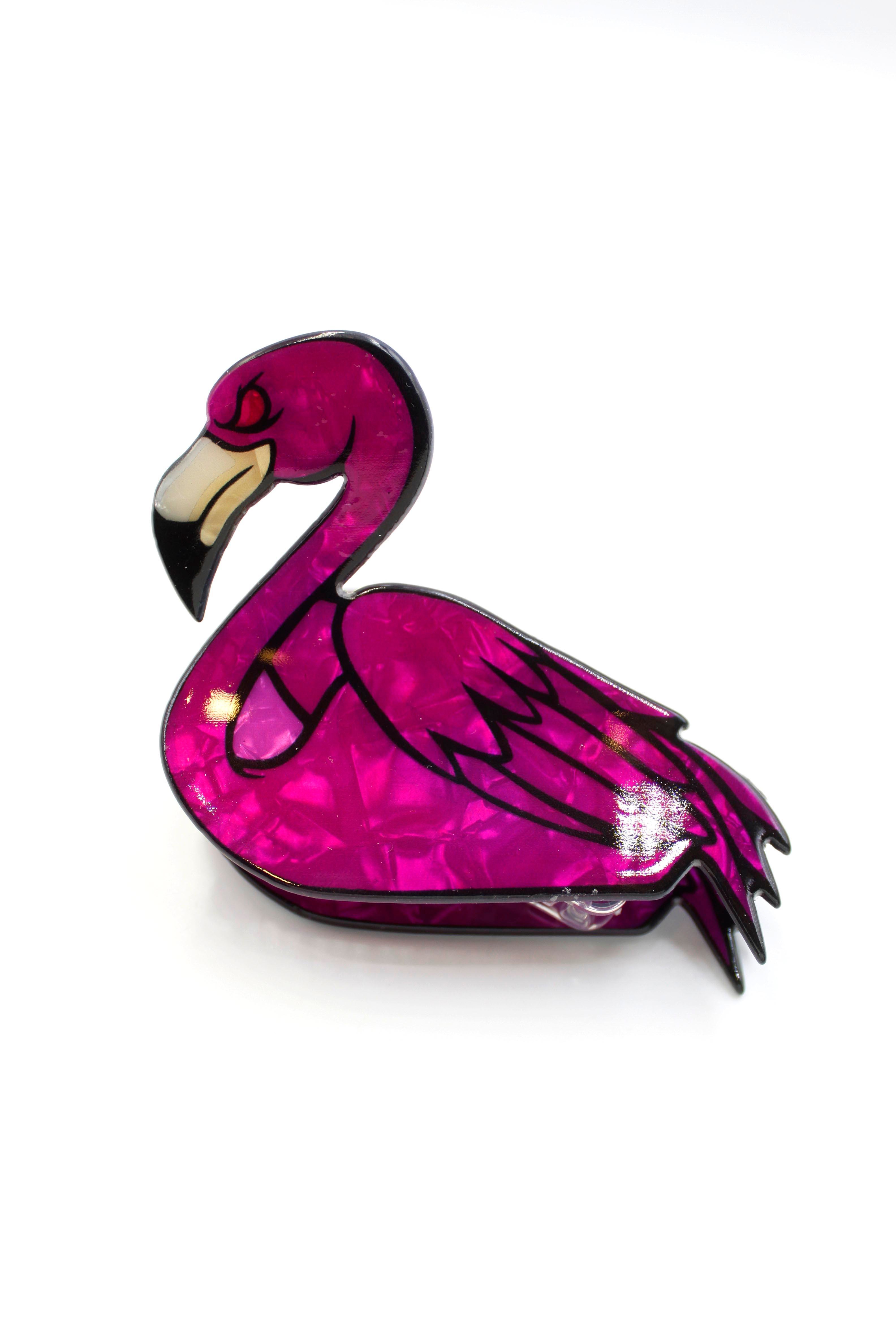 Kemik Flamingo Toka - Fuşya