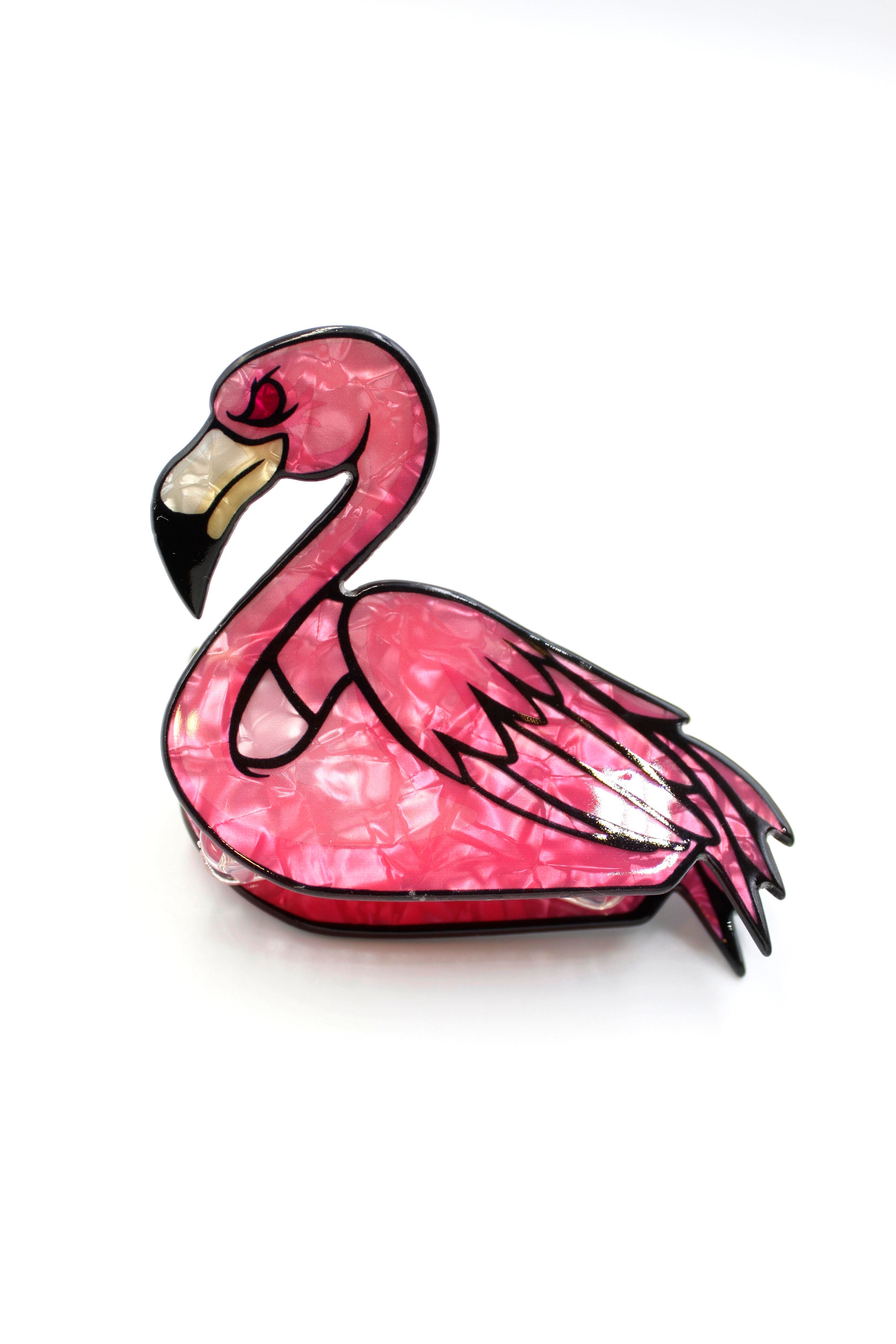 Kemik Flamingo Toka - Pembe