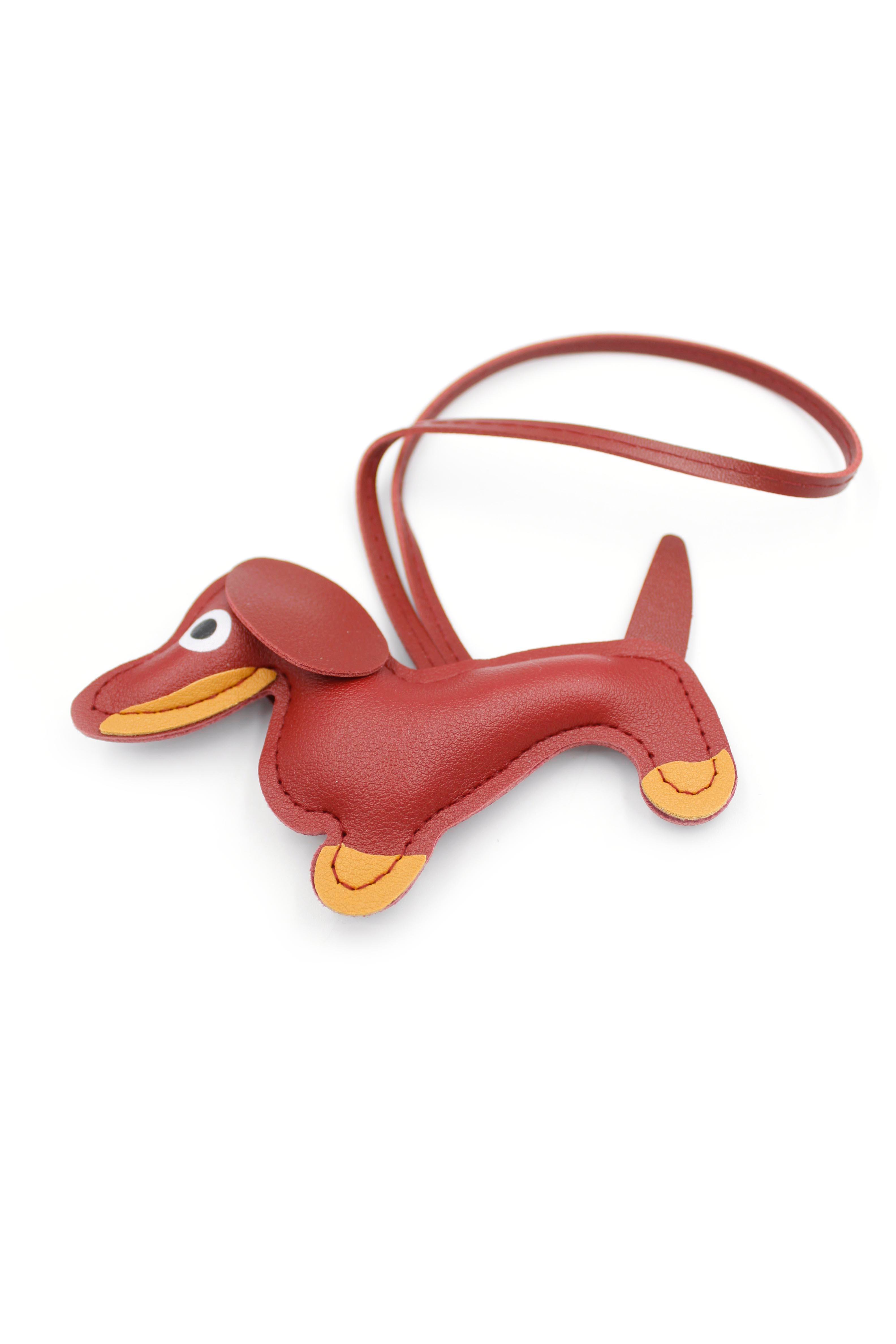 Köpek Çanta Süsü - Kırmızı