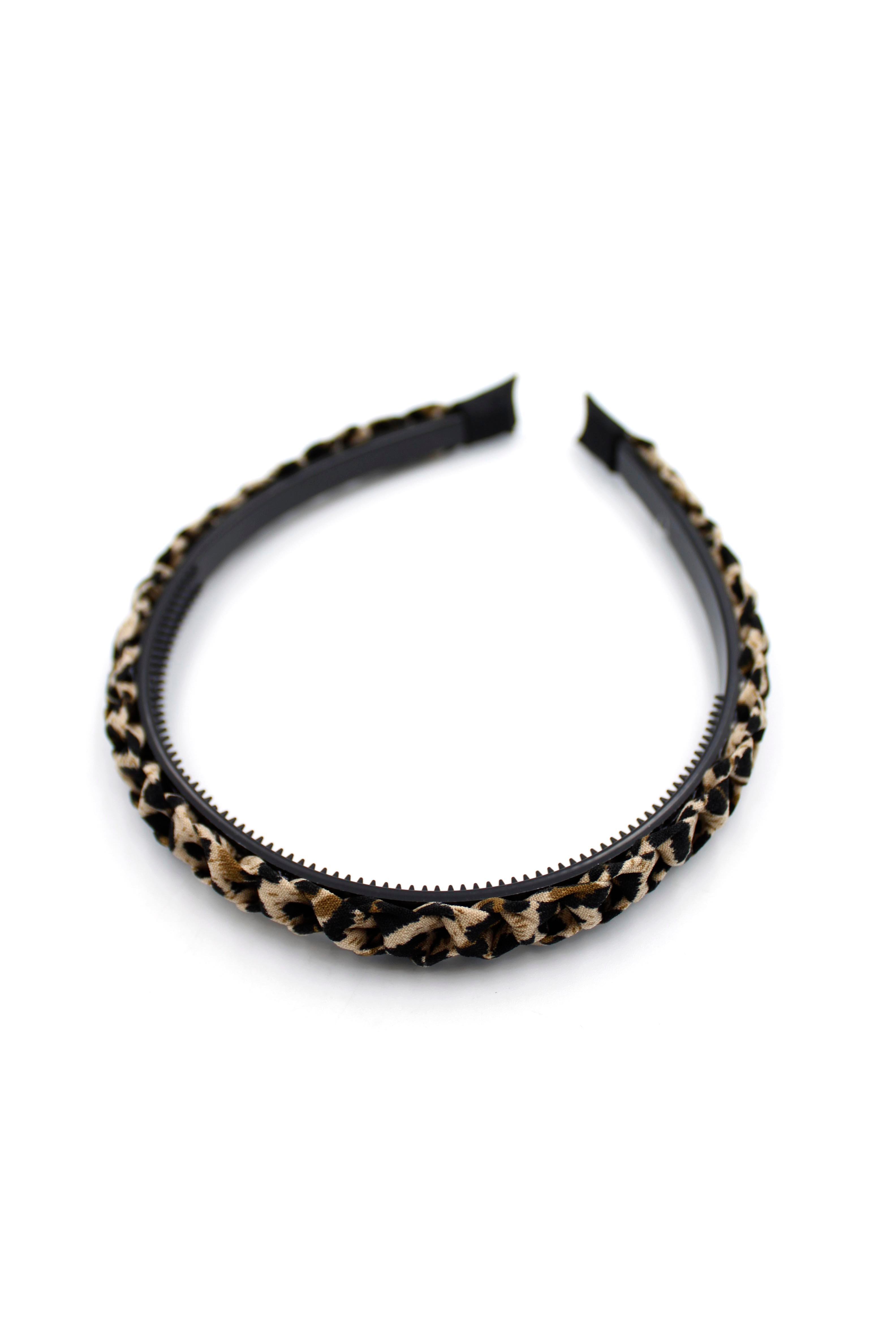 Leopar Burgu Taç - Bej