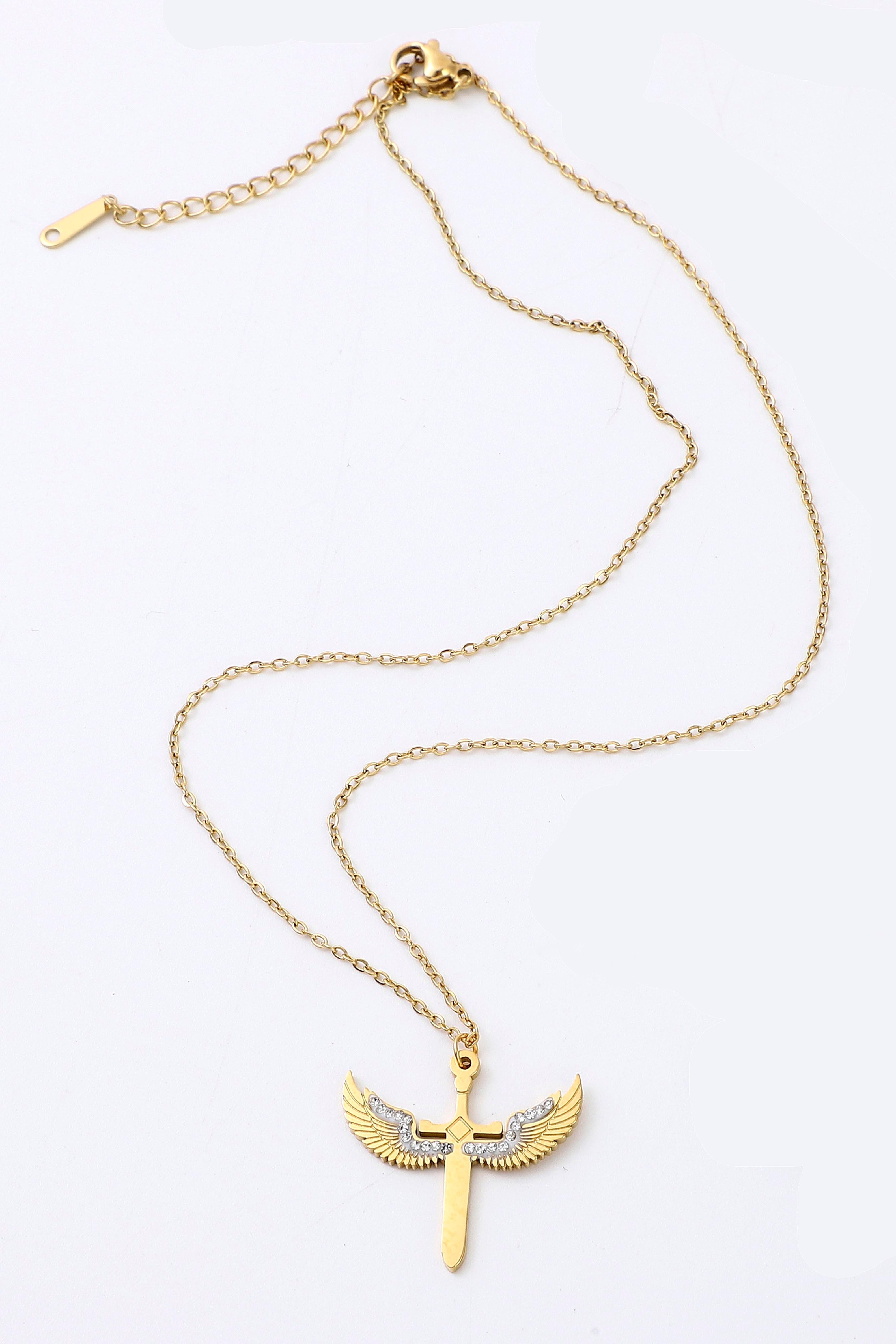 Mikail Kılıcı Kolye - Altın