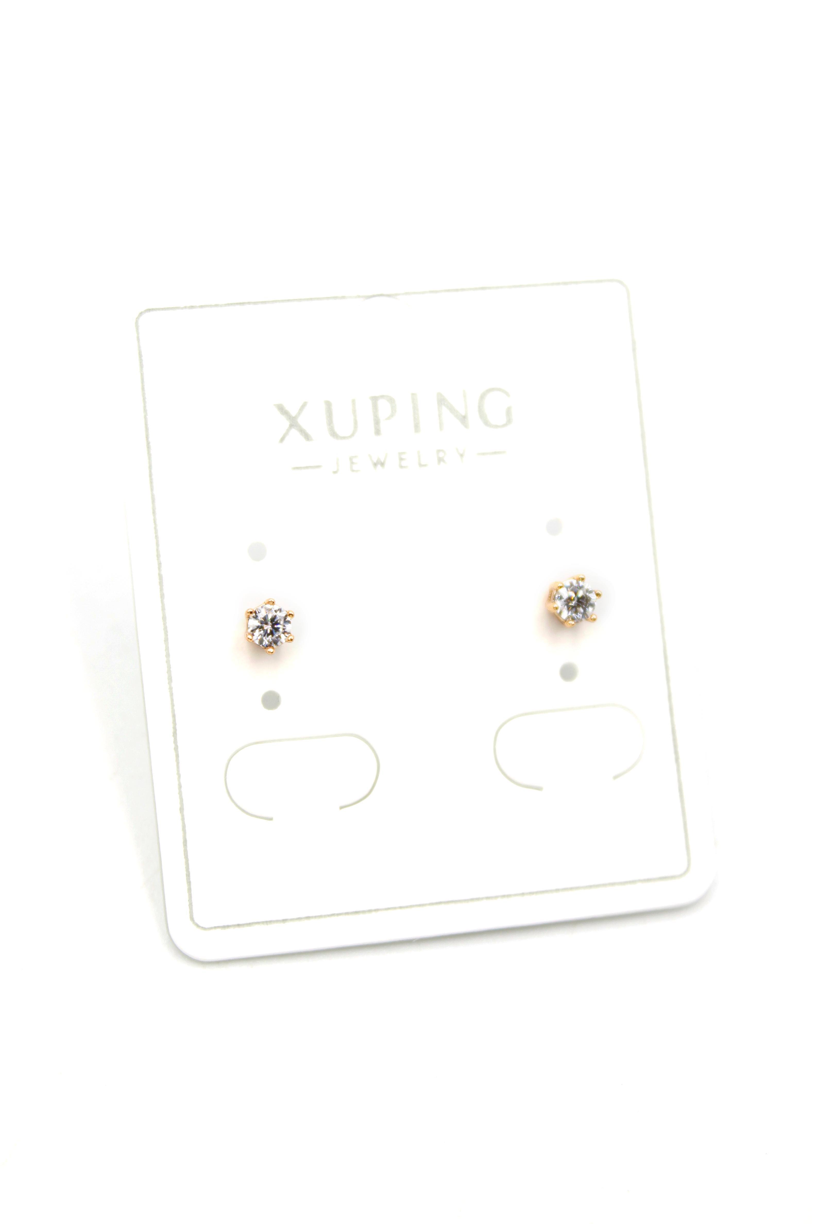 Minik Tektaş Küpe - Altın