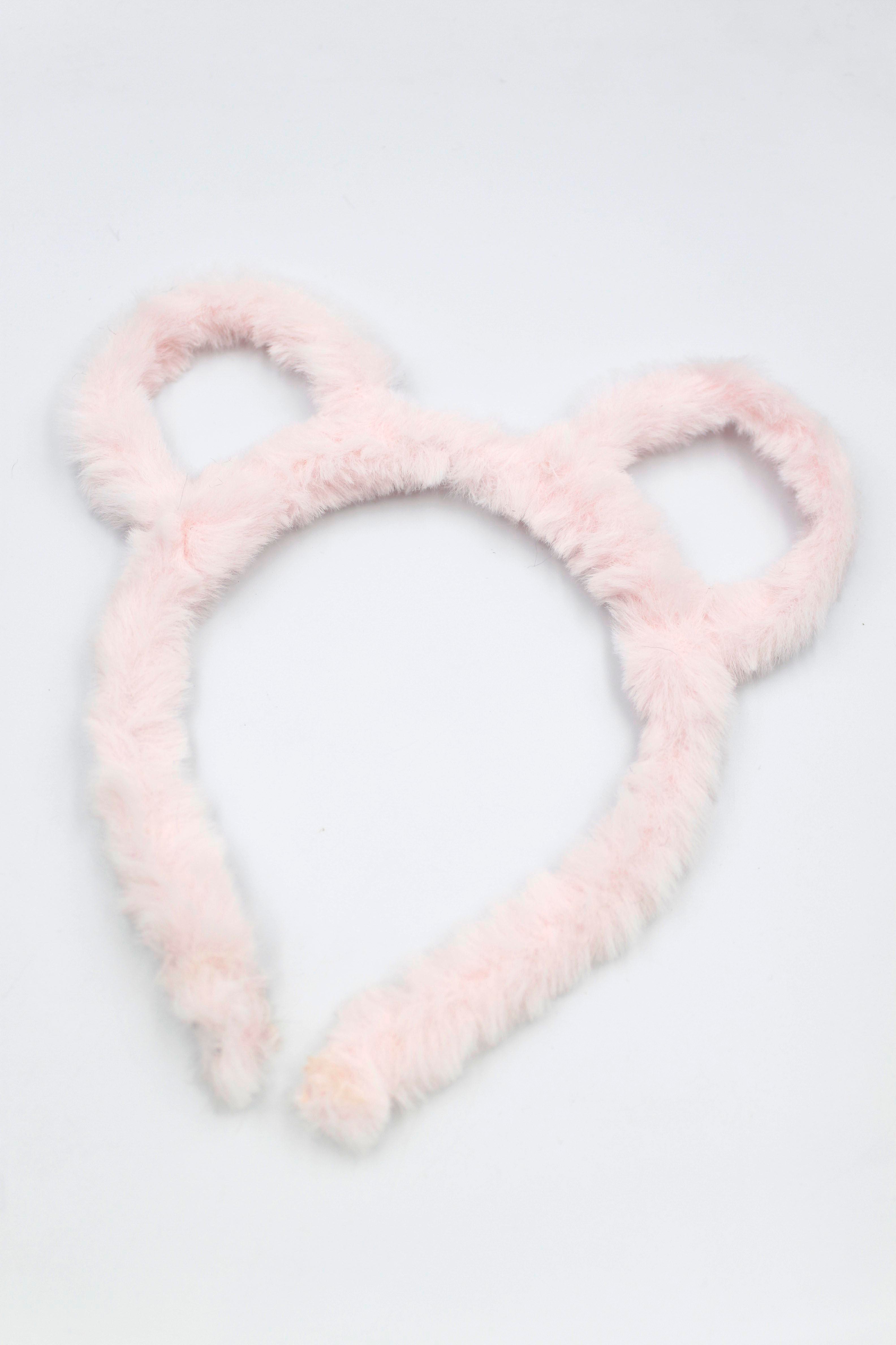 Panda Kulak Taç - Pembe
