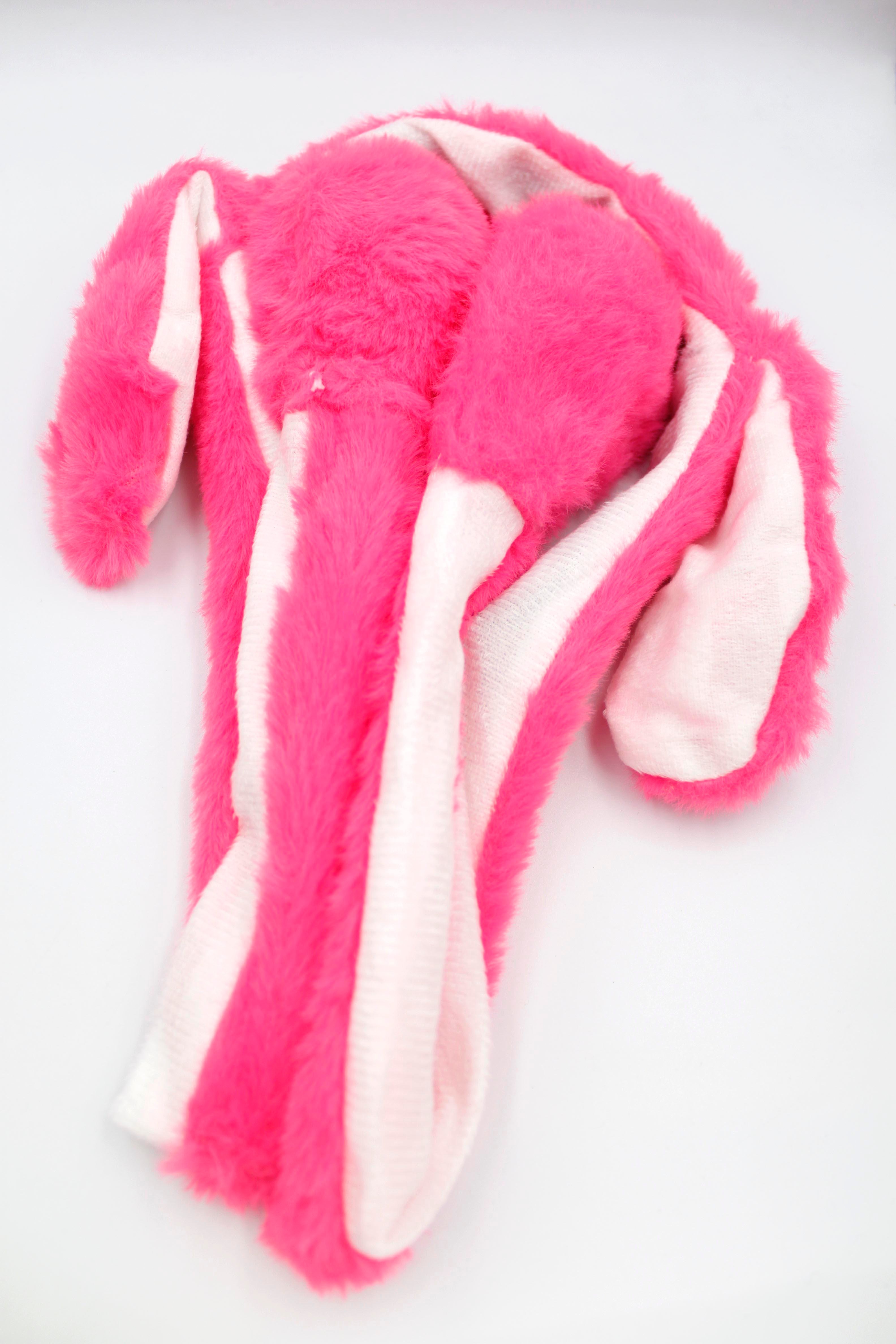 Peluş Hareketli Tavşan Kulak Taç - Pembe