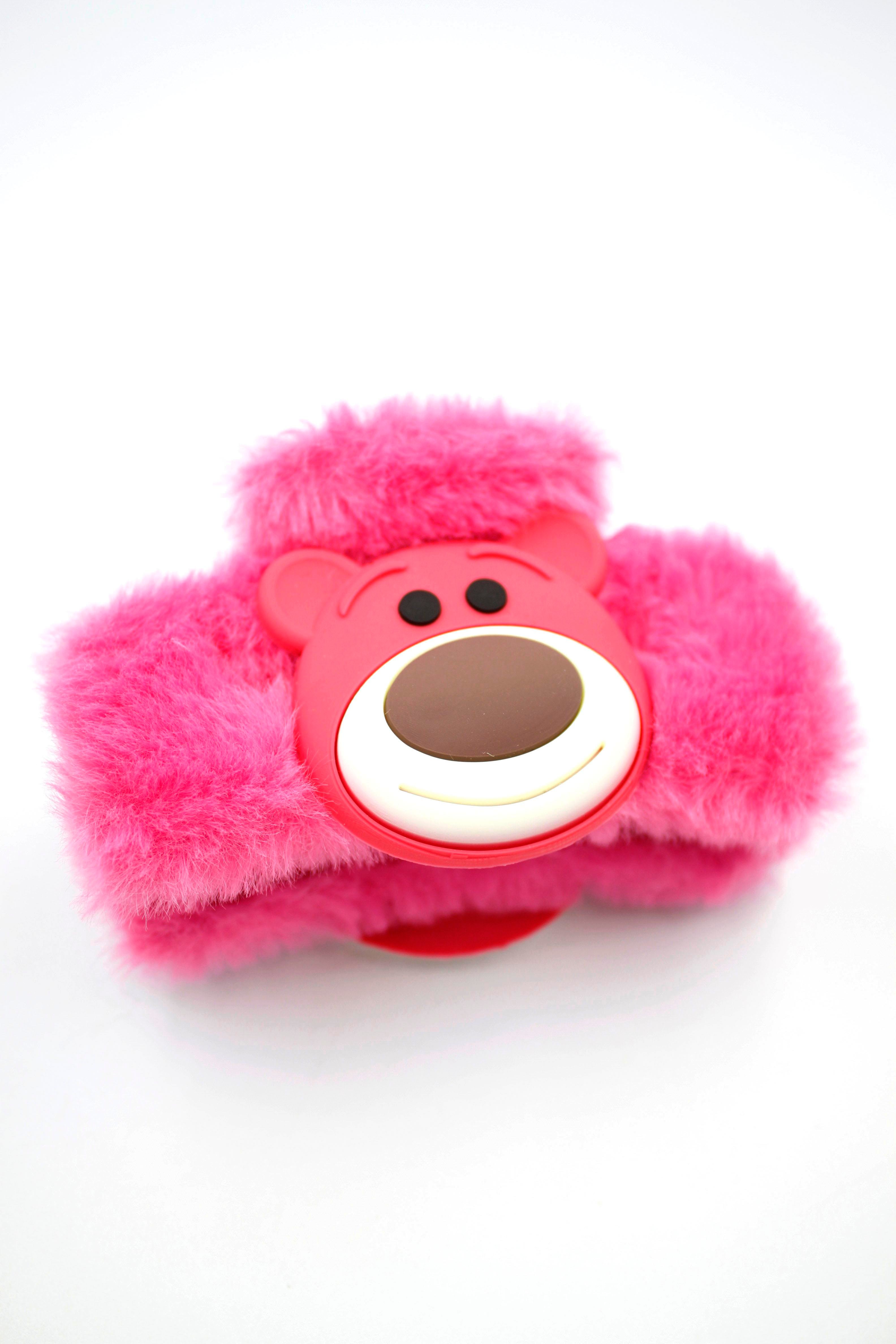 Peluş Tırmık Toka - Pembe