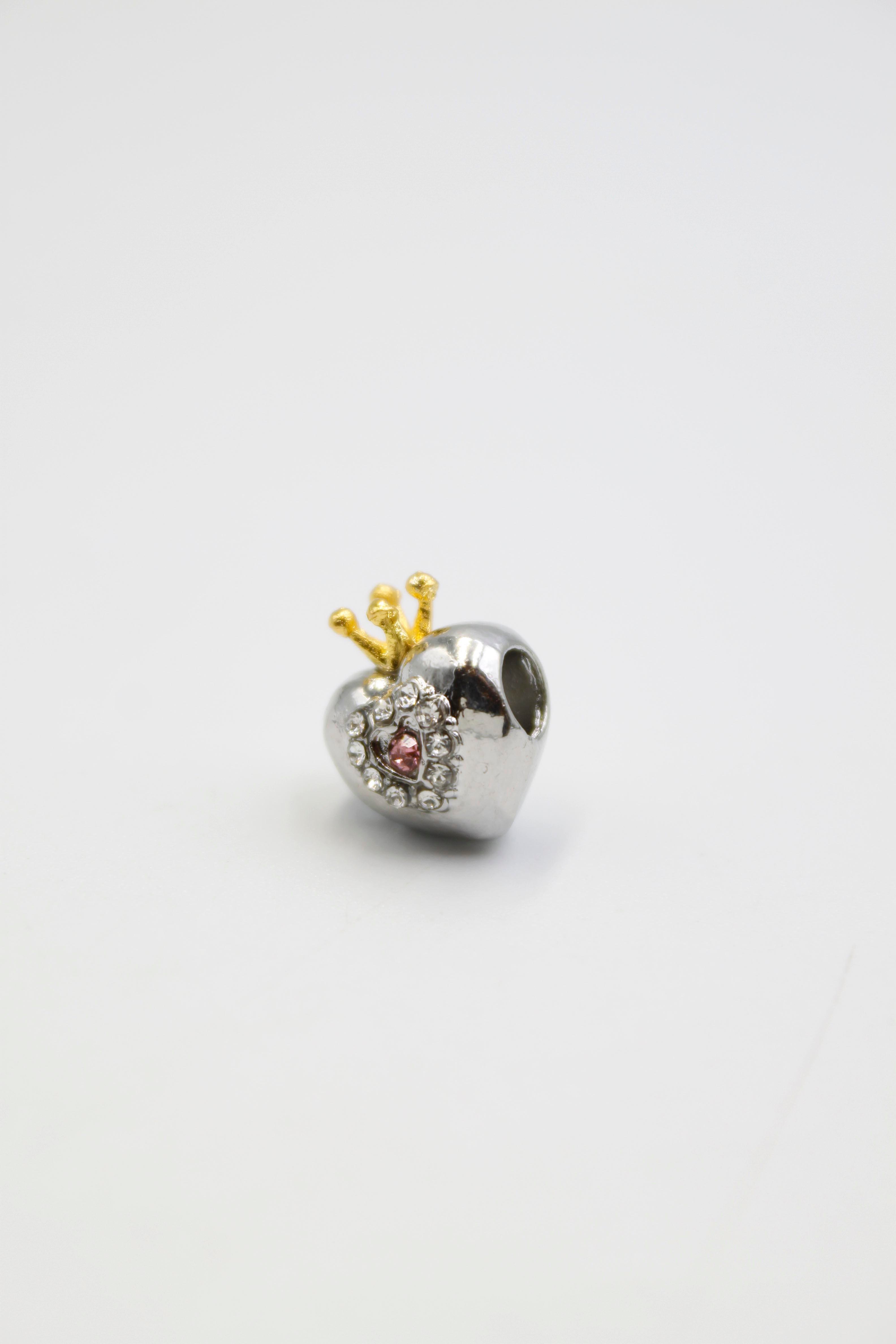 Pn Bileklik Kalp Charm - Gümüş