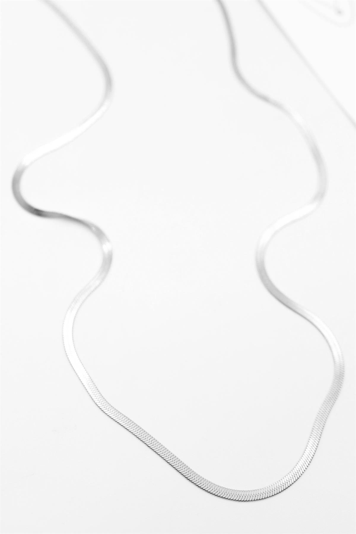 Uzun İtalyan Zincir 2,5mm-60cm - Gümüş