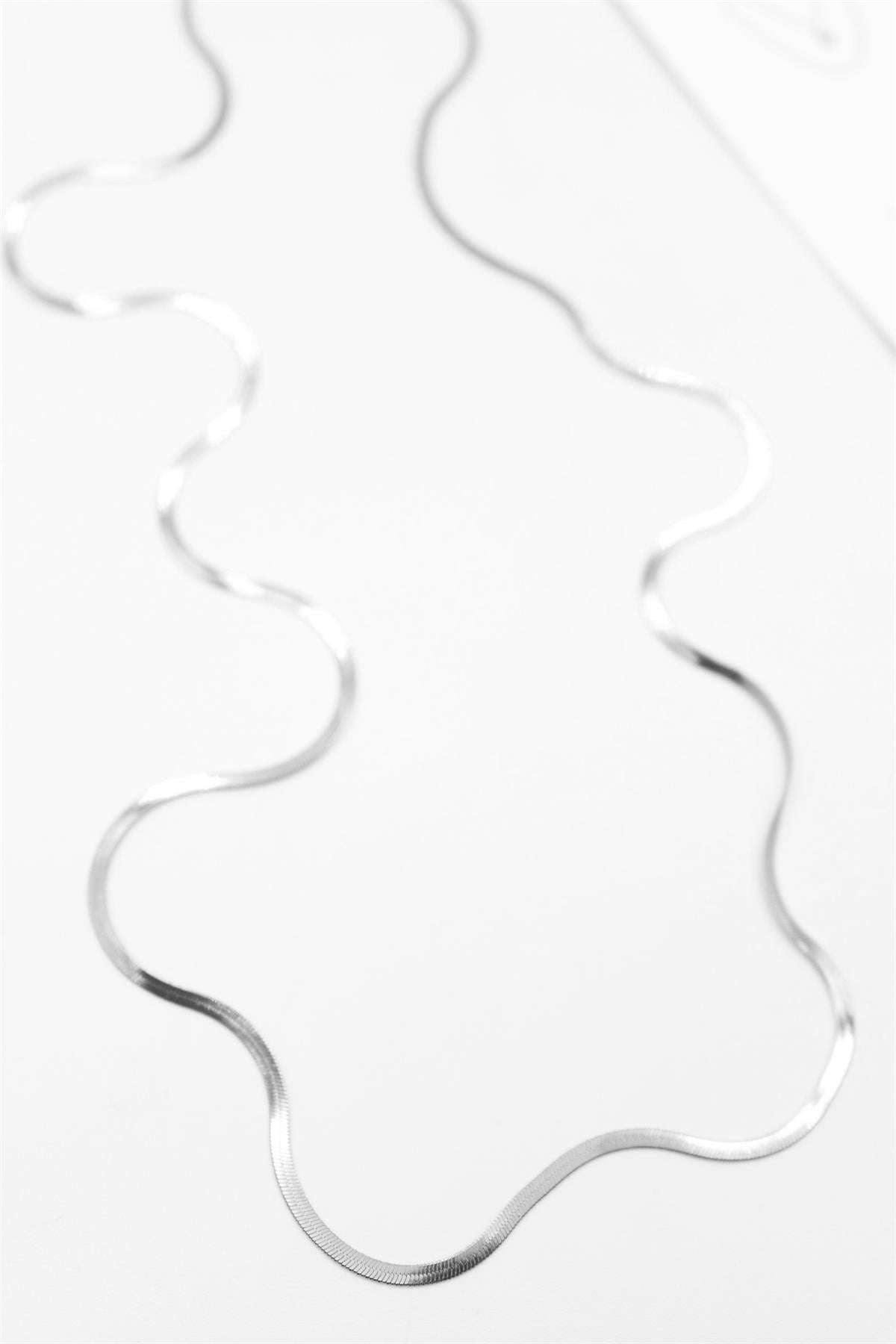 Uzun İtalyan Zincir 2mm-60cm - Gümüş