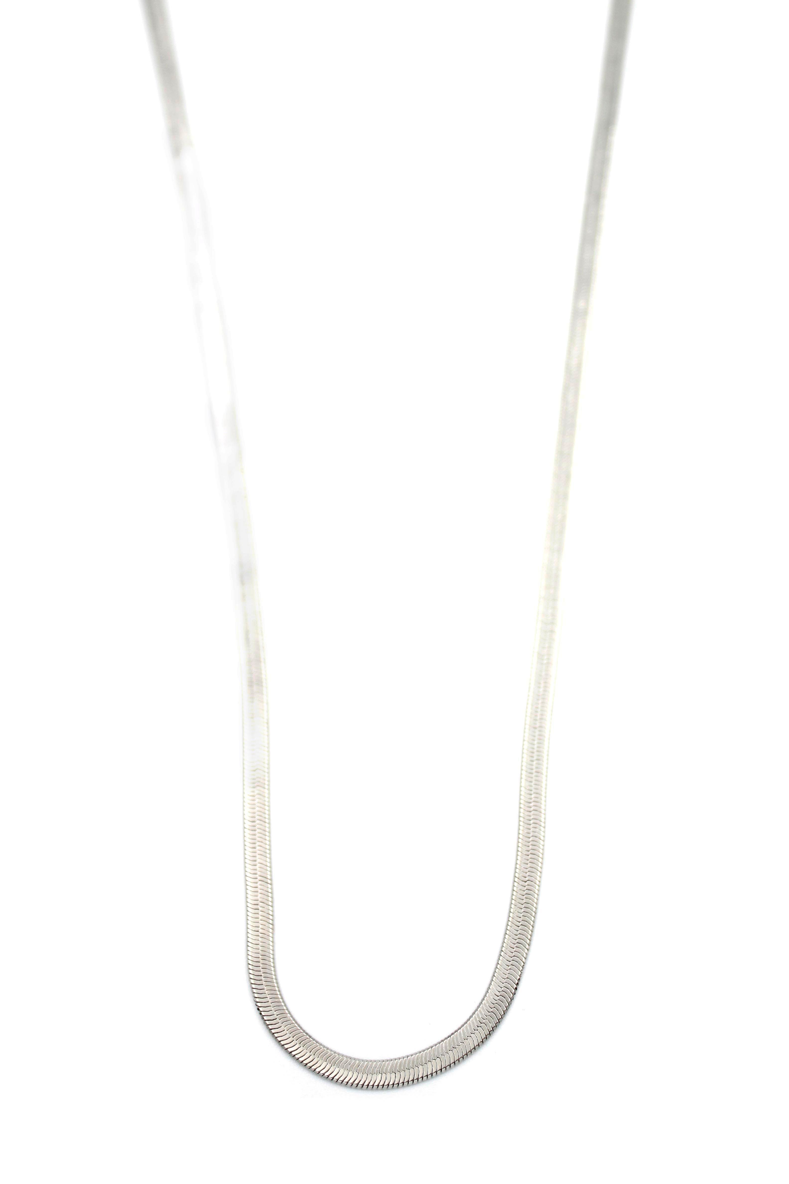 Xuping İtalyan Zincir Kolye-60cm - Gümüş