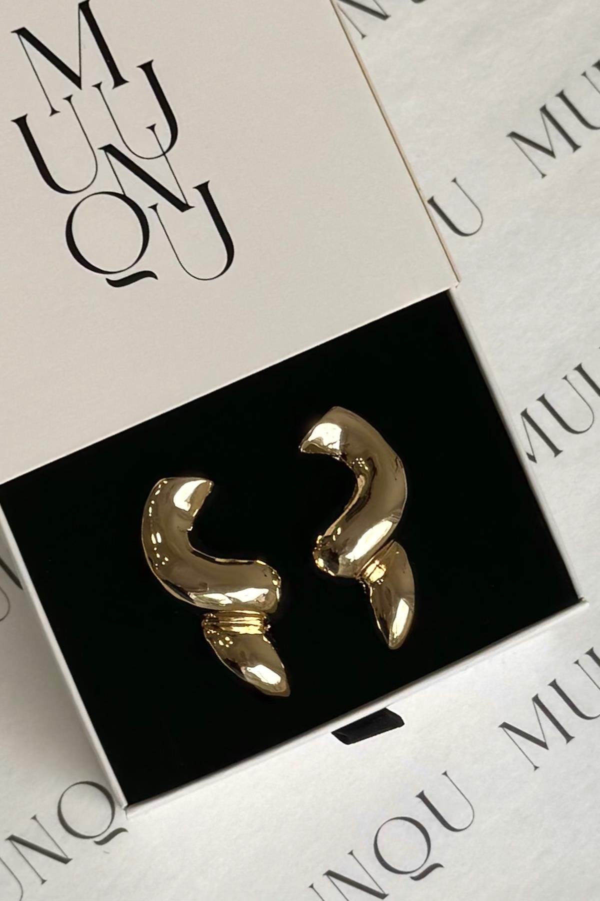 Döküm Gold Btga Model Küpe