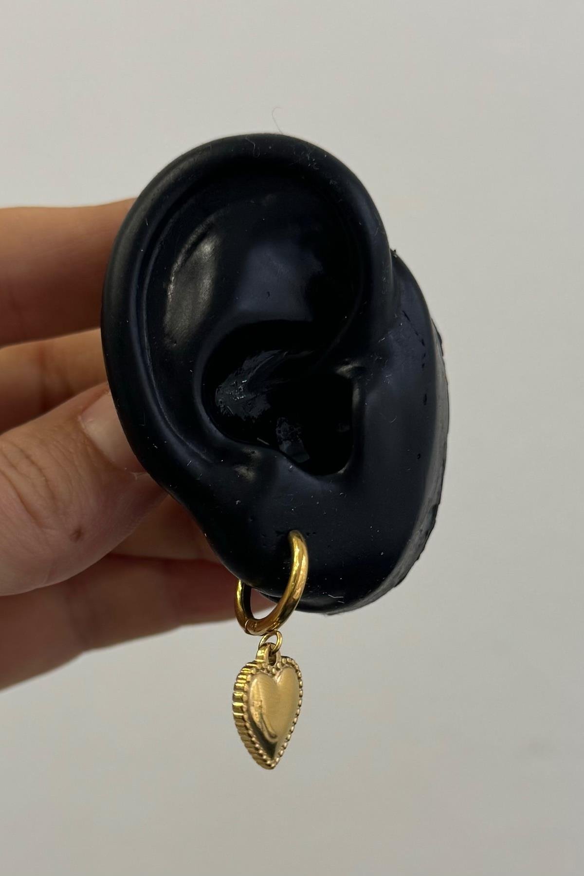 Gold Kalpli Küpe