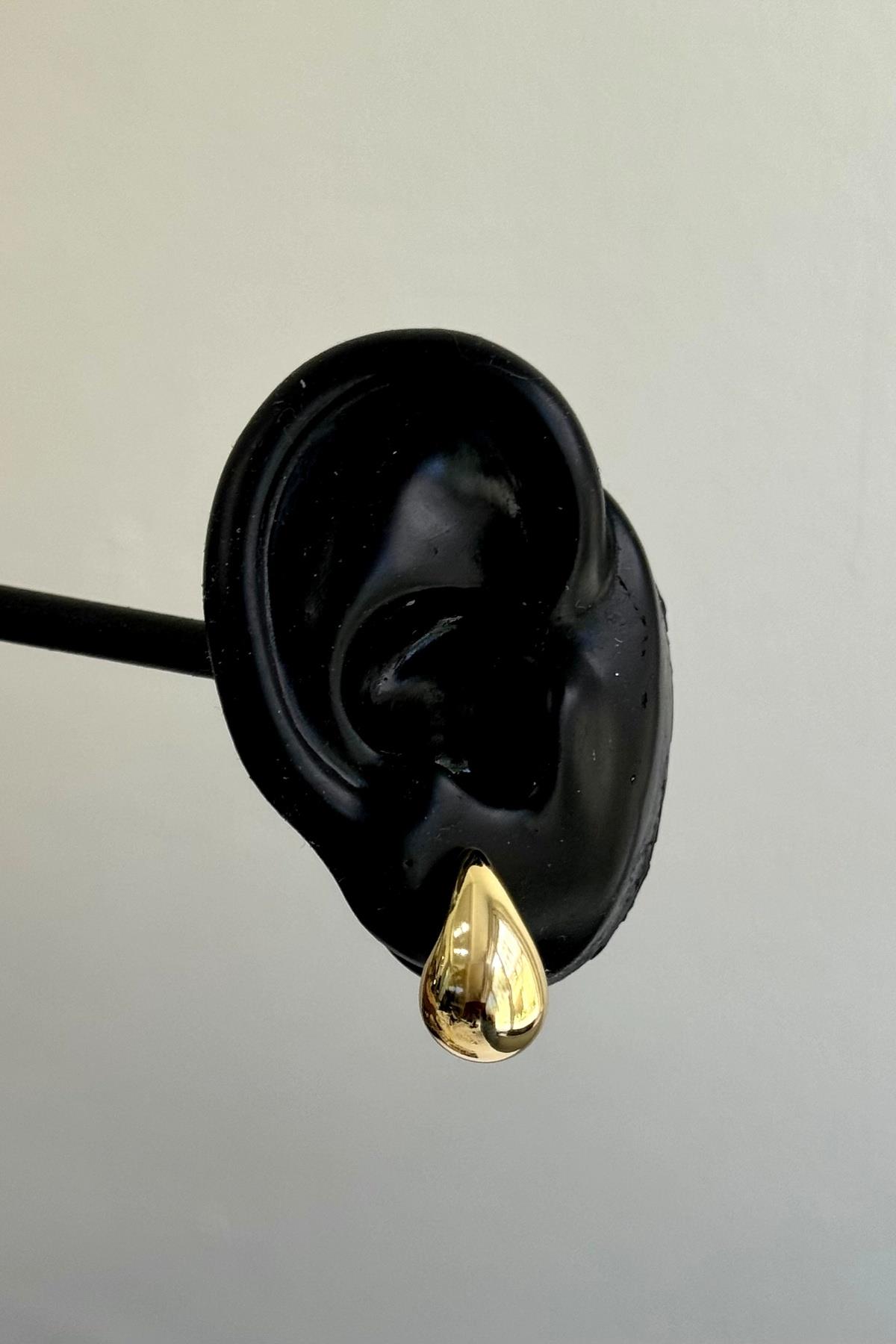 Gold Mini Damla Btga Küpe