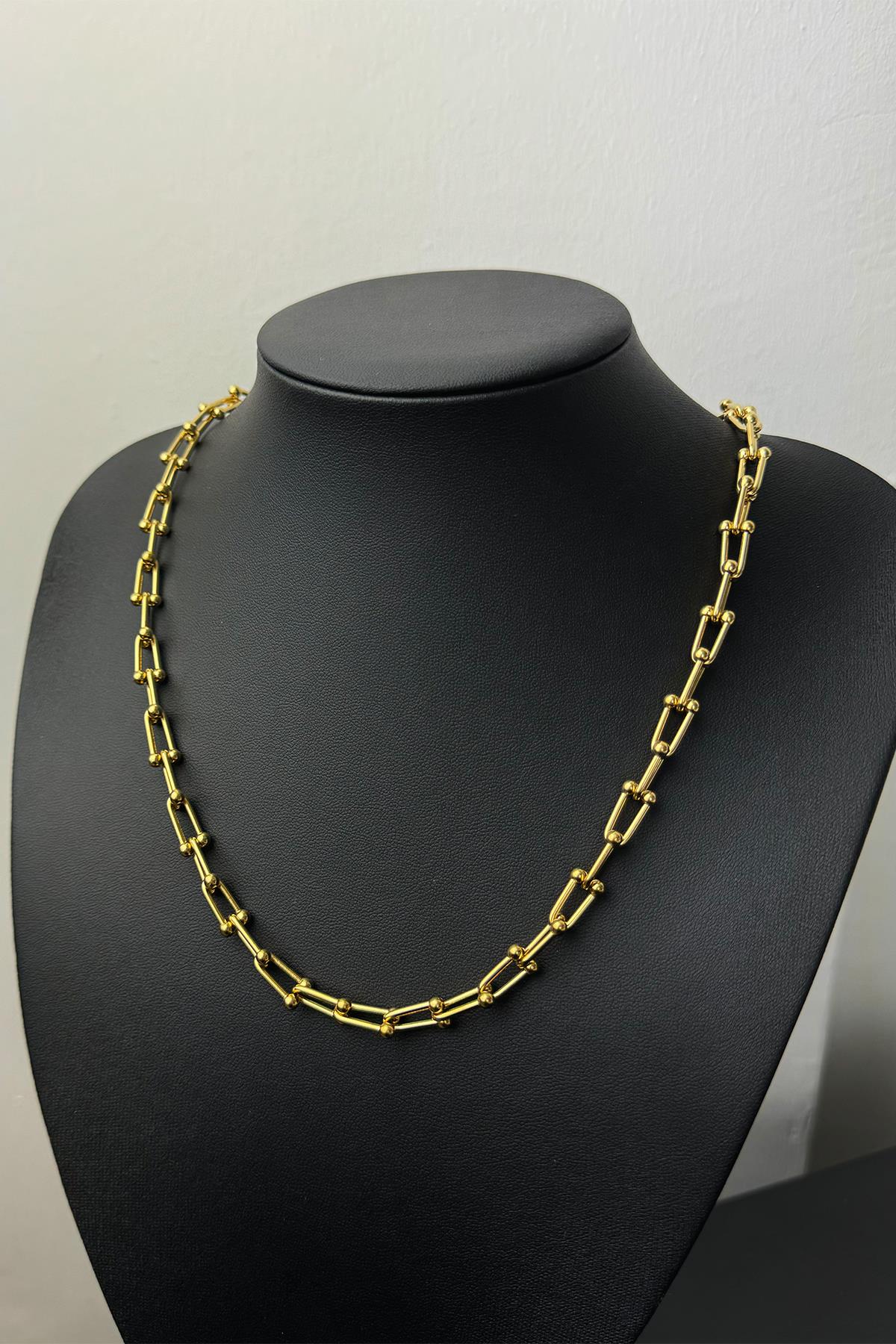 Gold Tiffany Zincir Kolye
