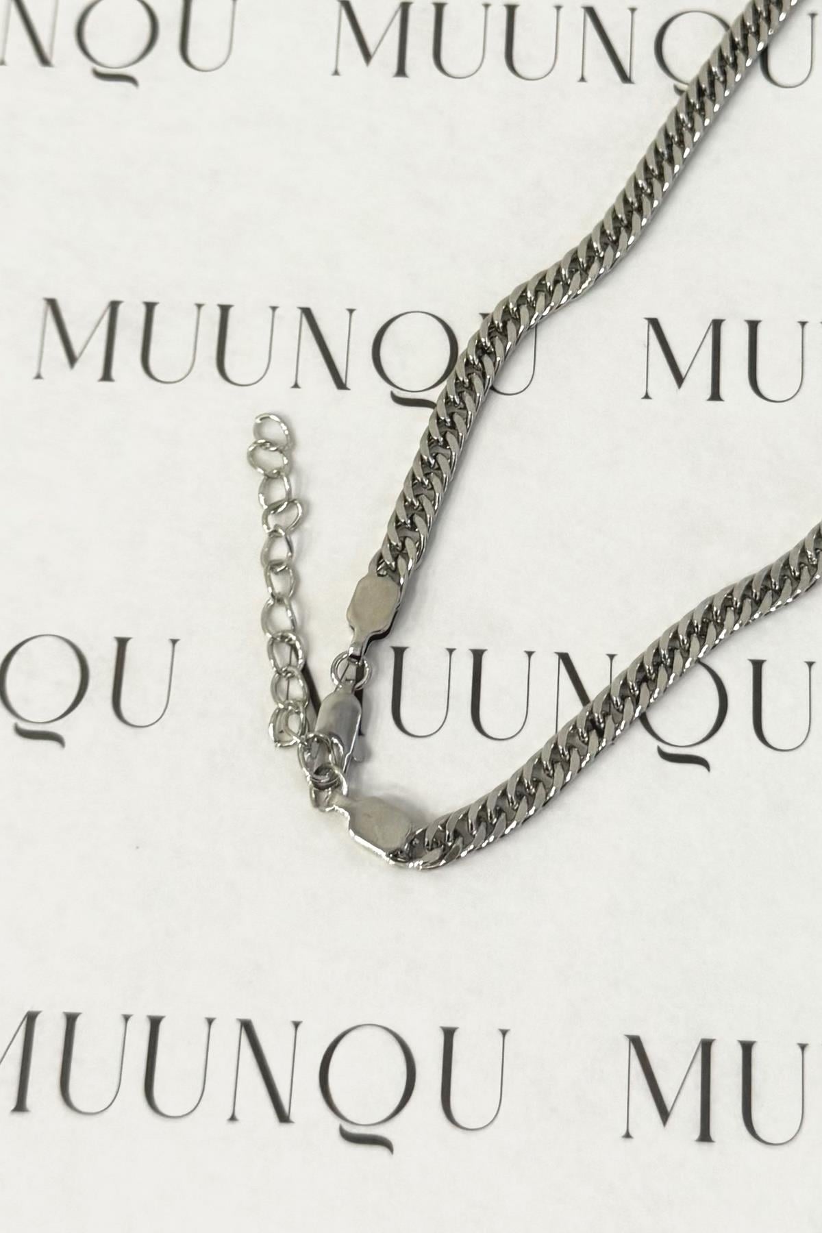 Gümüş 4mm Gurmet Zincir Kolye