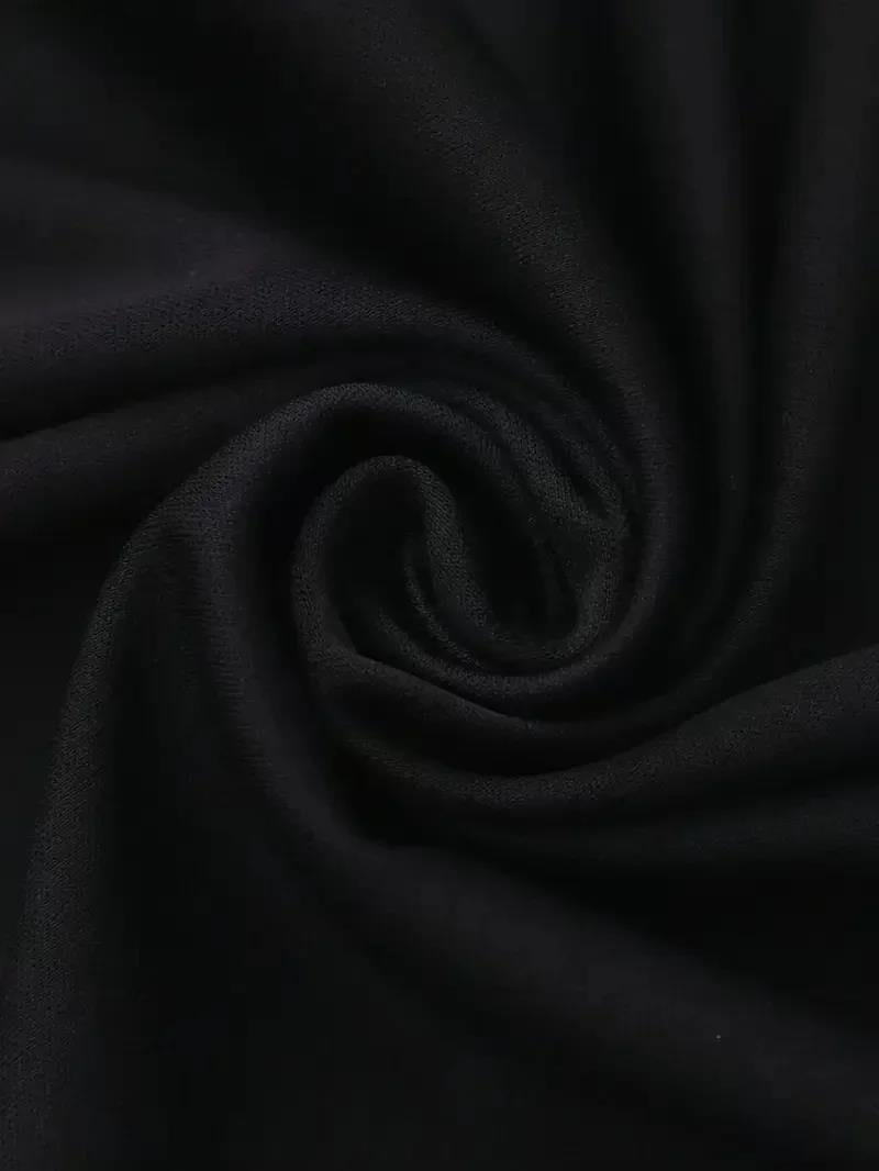 20/1 Penye Compack Baskılı Oversize Kahve Desenli Kadın Kısa Kol Yazlık T-shirt - Siyah