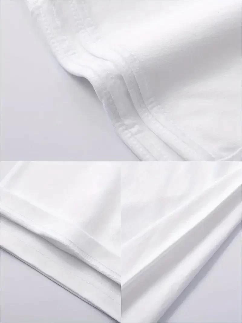 20/1 Penye Compack Bisiklet Yaka Kore tarzı sevimli ayı baskı Kısa Kol Erkek t-shirt - Beyaz