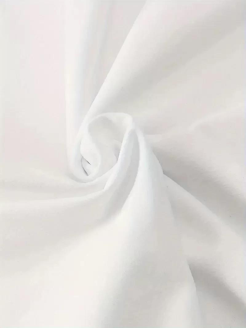 20/1 Penye Compack Gülücük Baskılı Oversize Bisiklet Yaka Kısa Kol Yazlık T-shirt - Beyaz