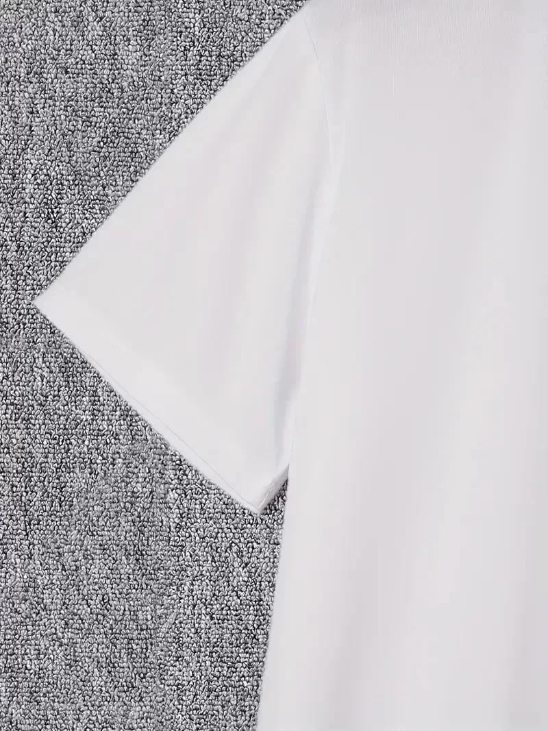 20/1 Penye Compack I TRIED TO WARN YOU. Baskılı Oversize Bisiklet Yaka T-shirt - Beyaz