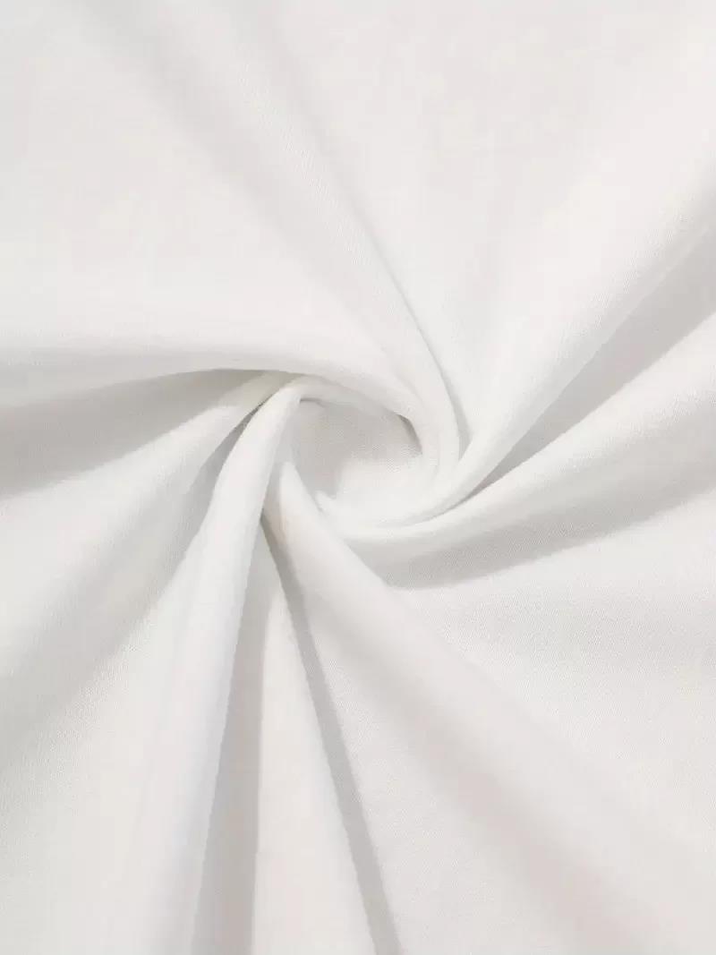 20/1 Penye Compack Sarj %1 Baskılı Oversize Bisiklet Yaka Kısa Kol Yazlık T-shirt - Beyaz