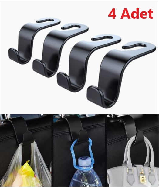 4  Adet Araba Koltuk Arkası Askı