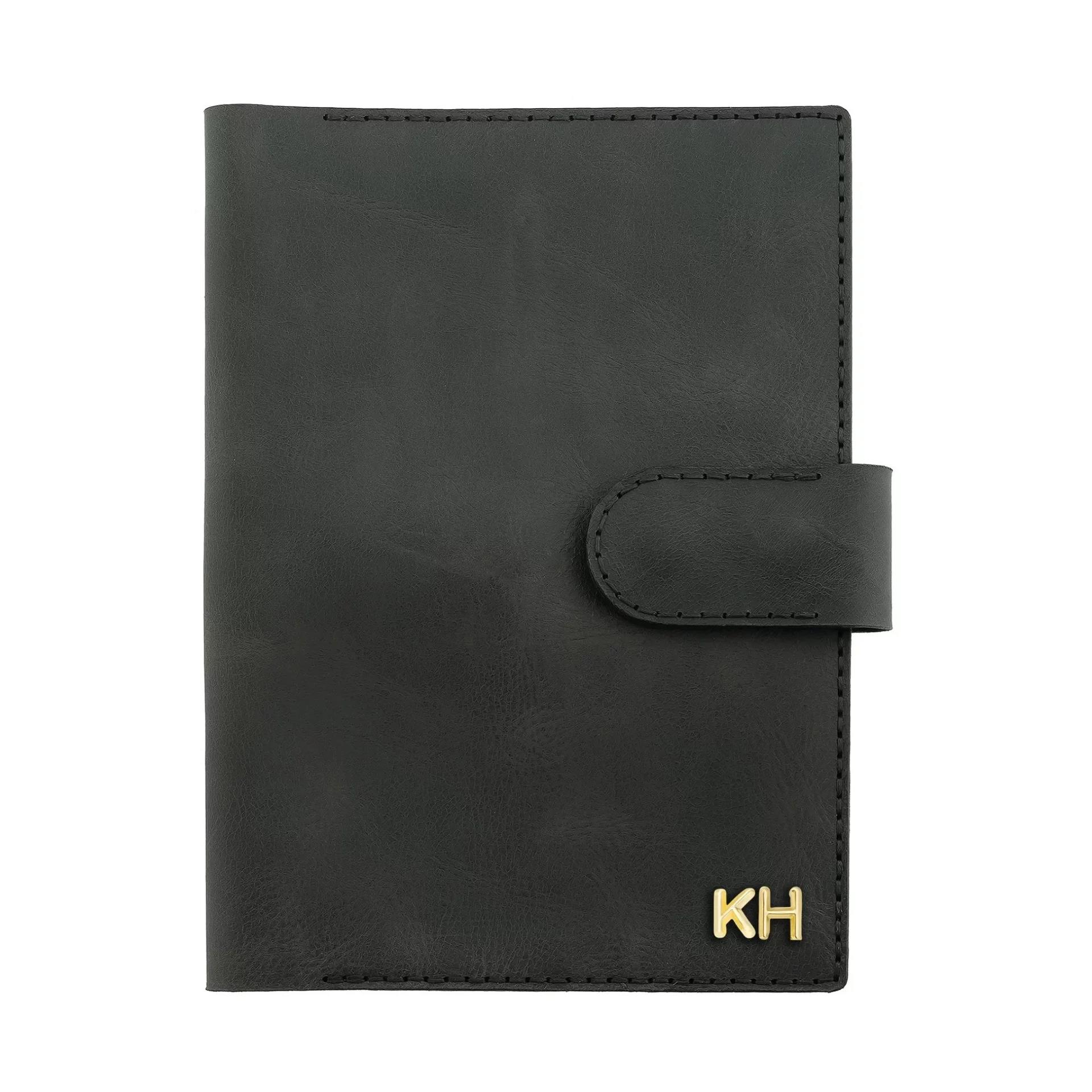 A5 Defter ve Ajanda Kılıfı - %100 Rainbow Deri - KO10001 - Antrasit